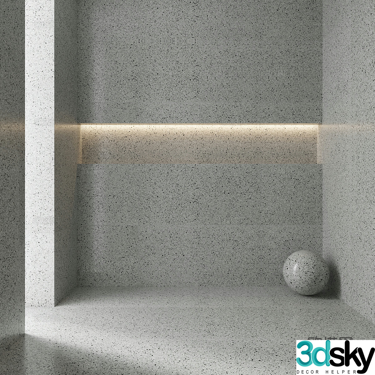 Terrazzo 3D model