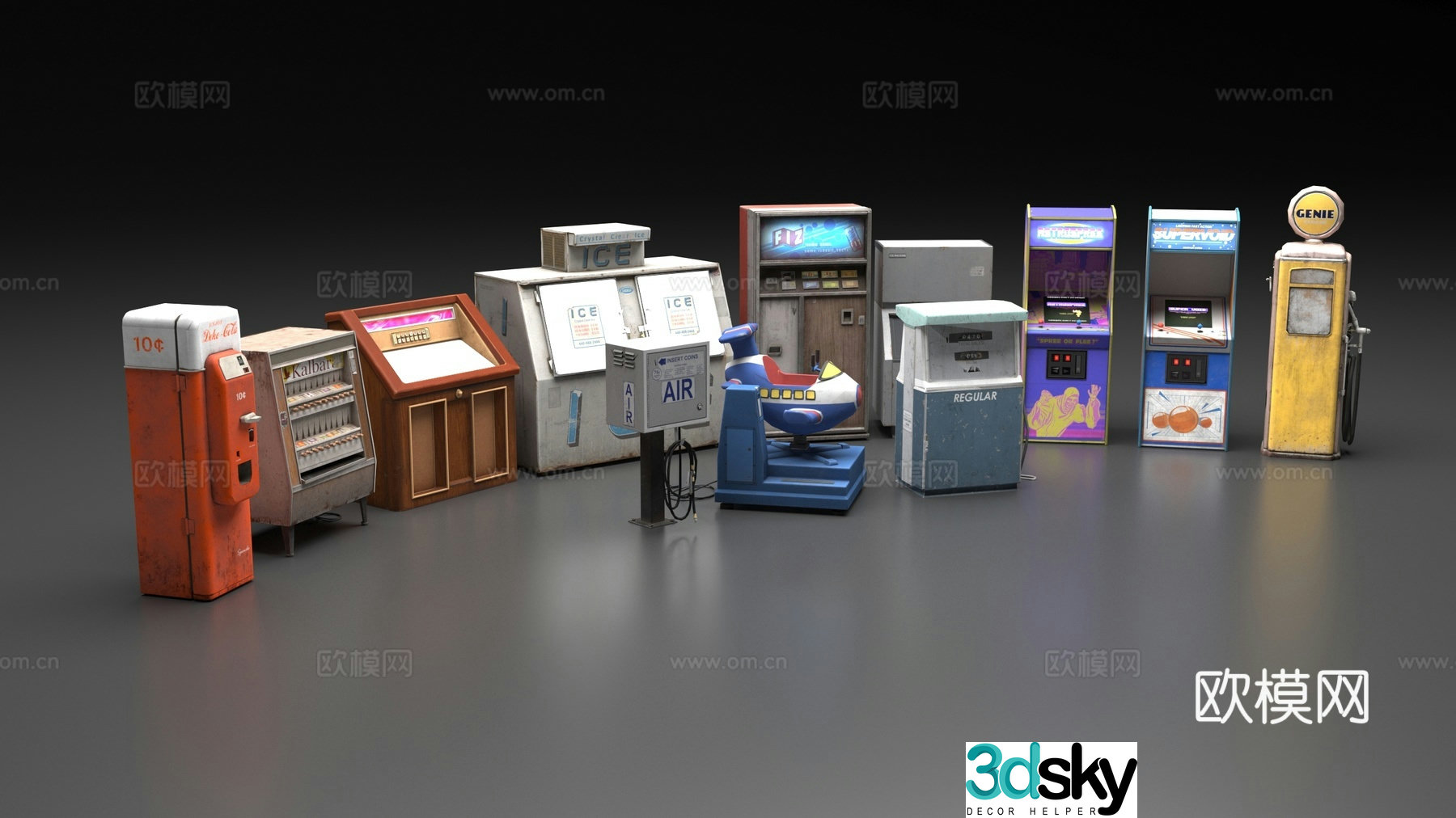 Automatic electronic device 3D model