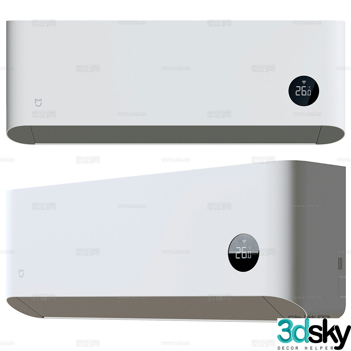 Xiaomi Mi Home Giant Electric Air Conditioning 3D Model