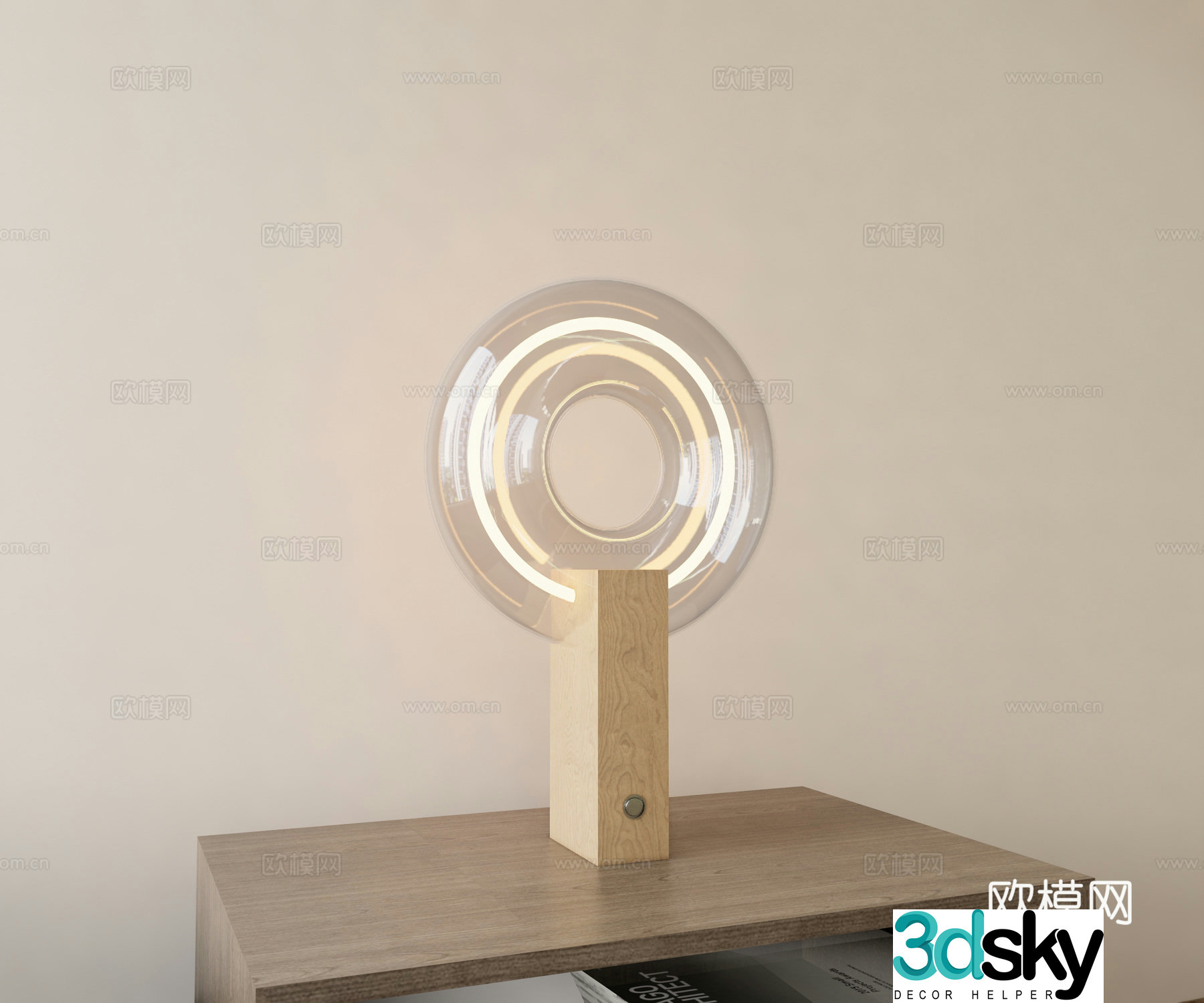 Modern desk lamp small desk lamp 3d model