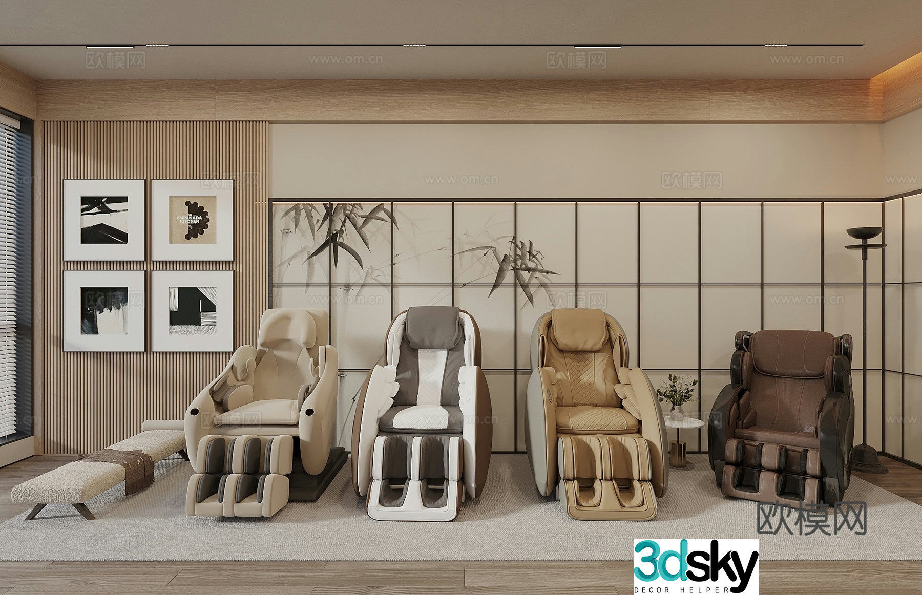 Massage chair First class seat Massage sofa Space capsule seat Leisure chair 3d model