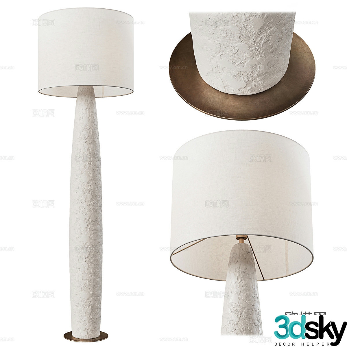 New Chinese style Wasabi Pacific floor lamp 3D model