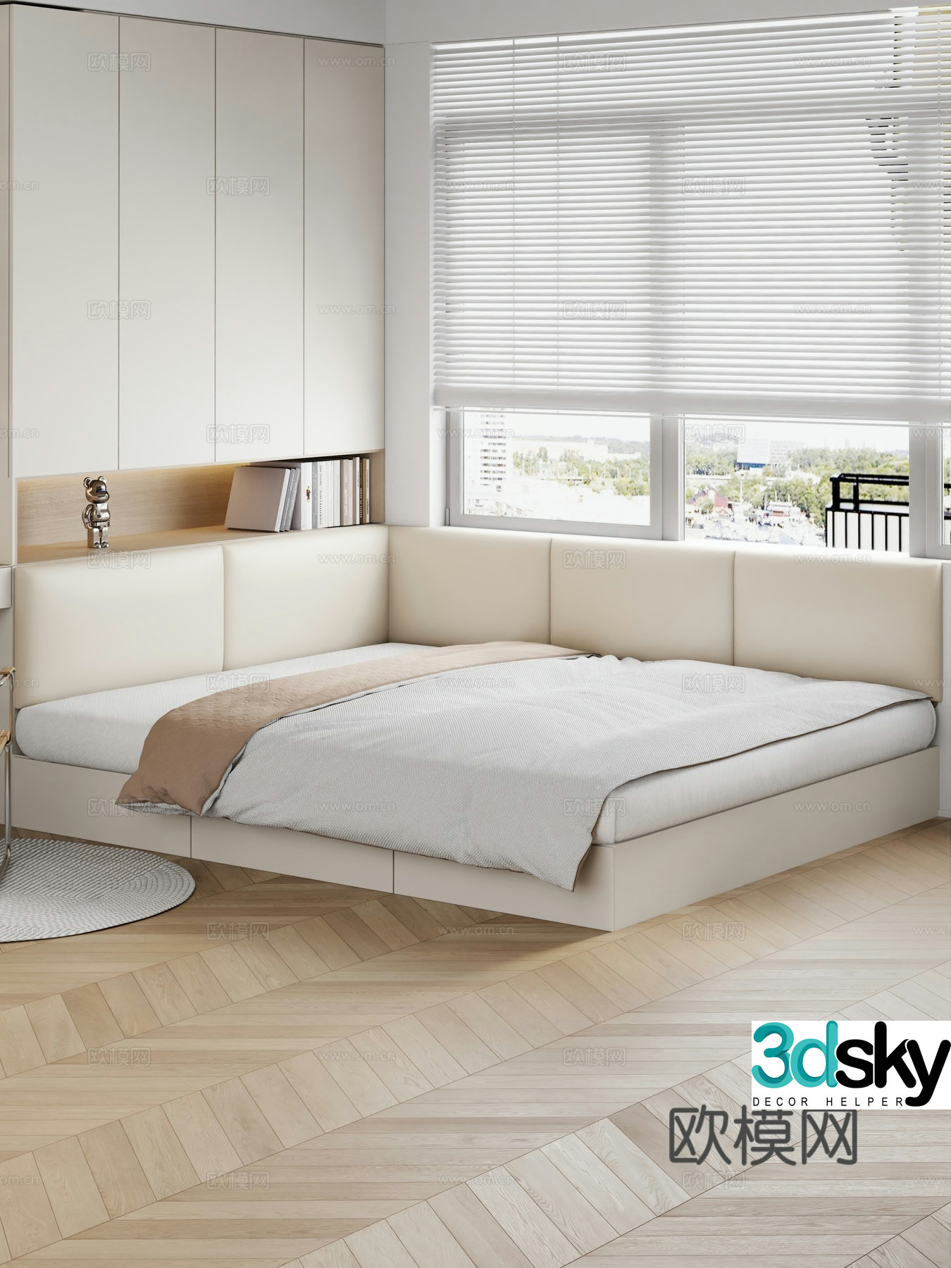 Tatami Creator Bed Bed 3D Model
