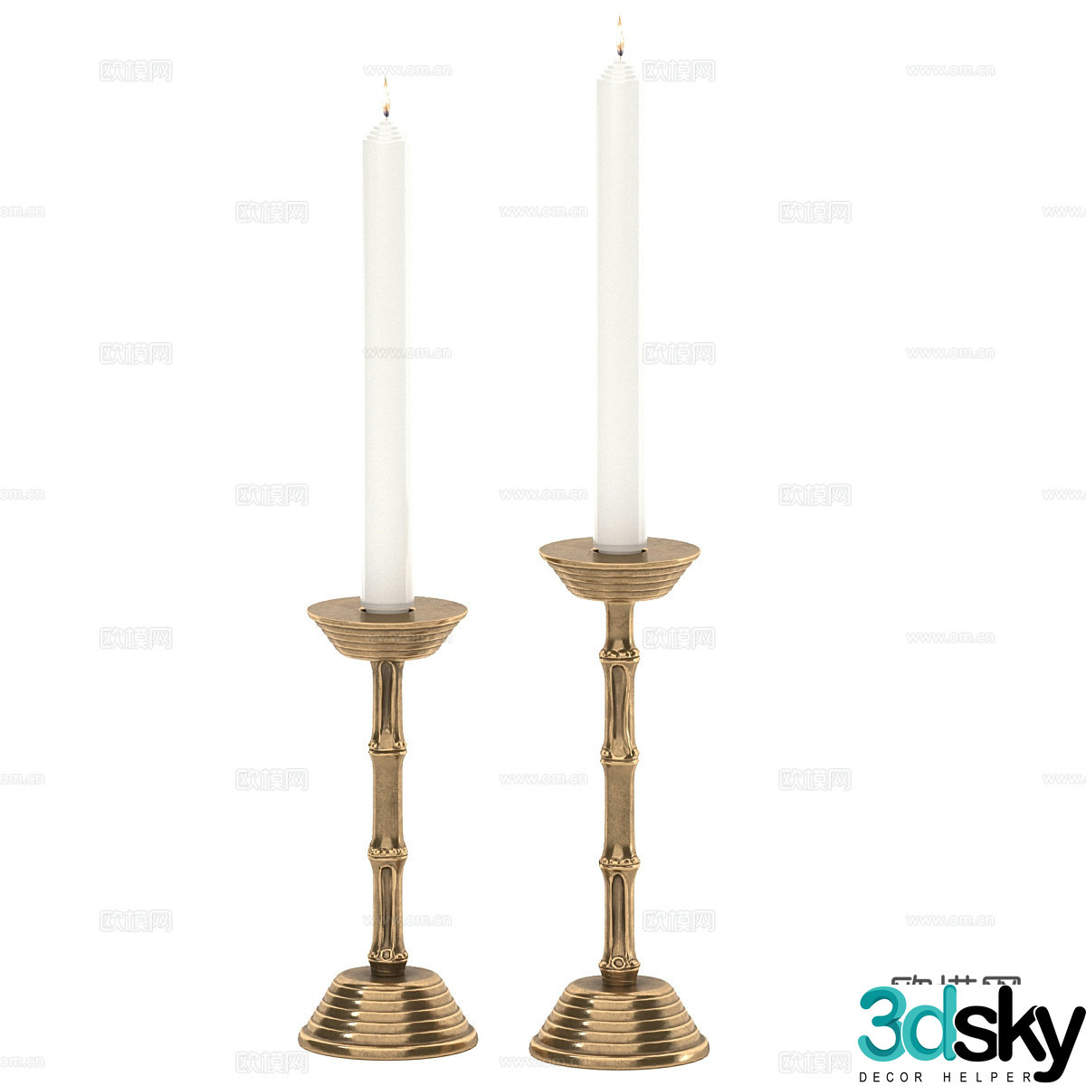 Candlestick Eichholtz Galion 3D Model
