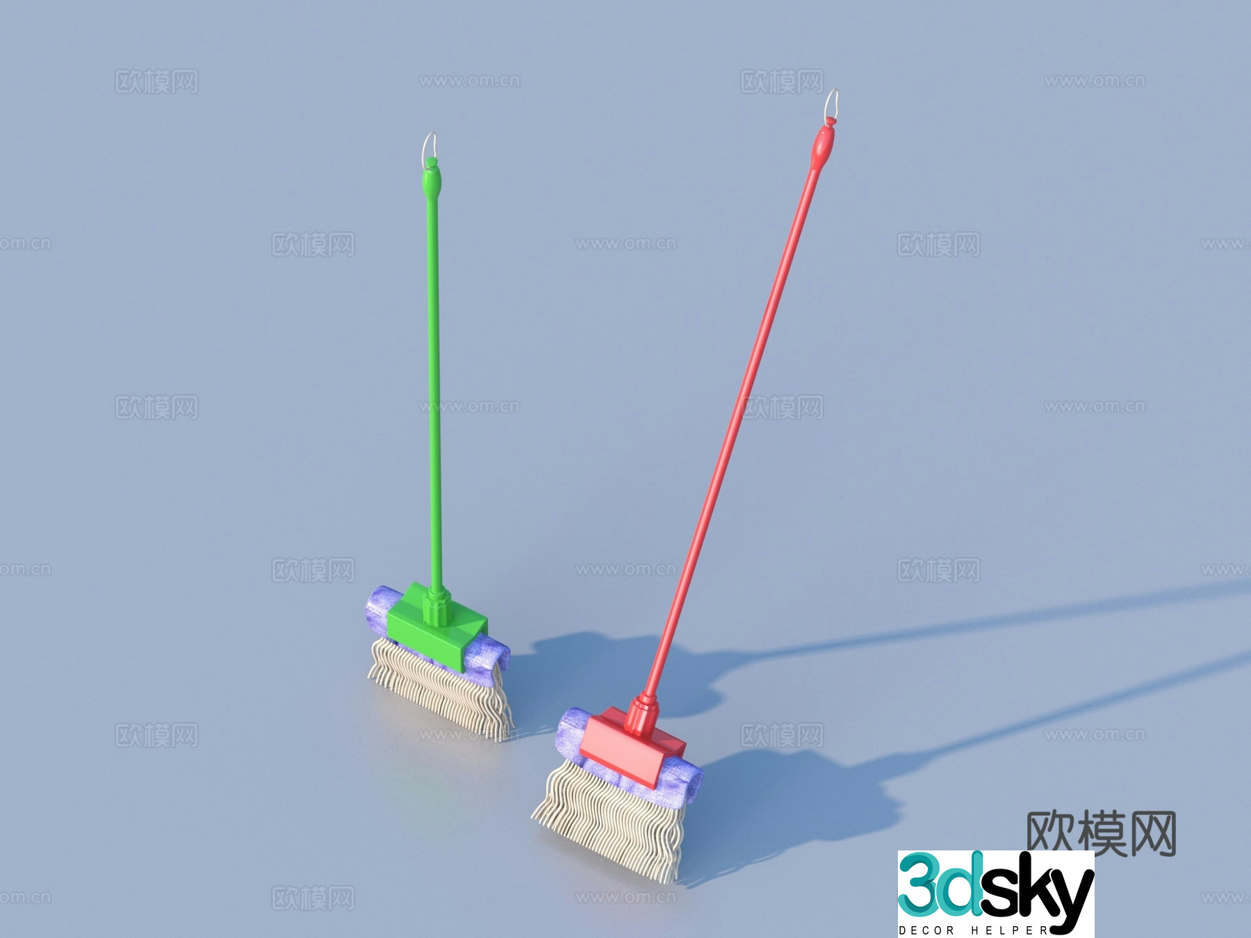 Mop Cleaning Supplies 3D Model