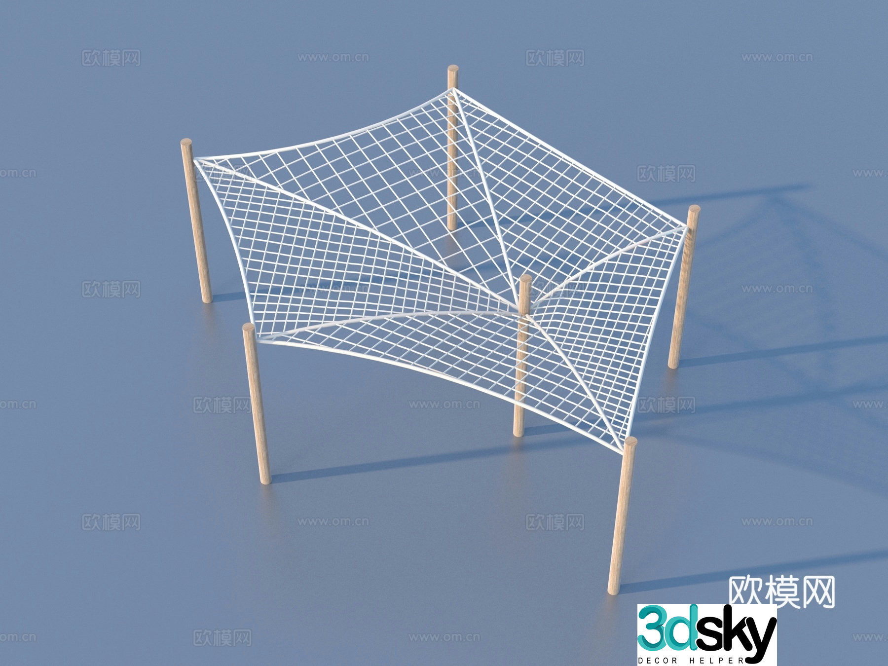 Children’s Equipment Ride Facilities Kindergarten Slide 3D Model