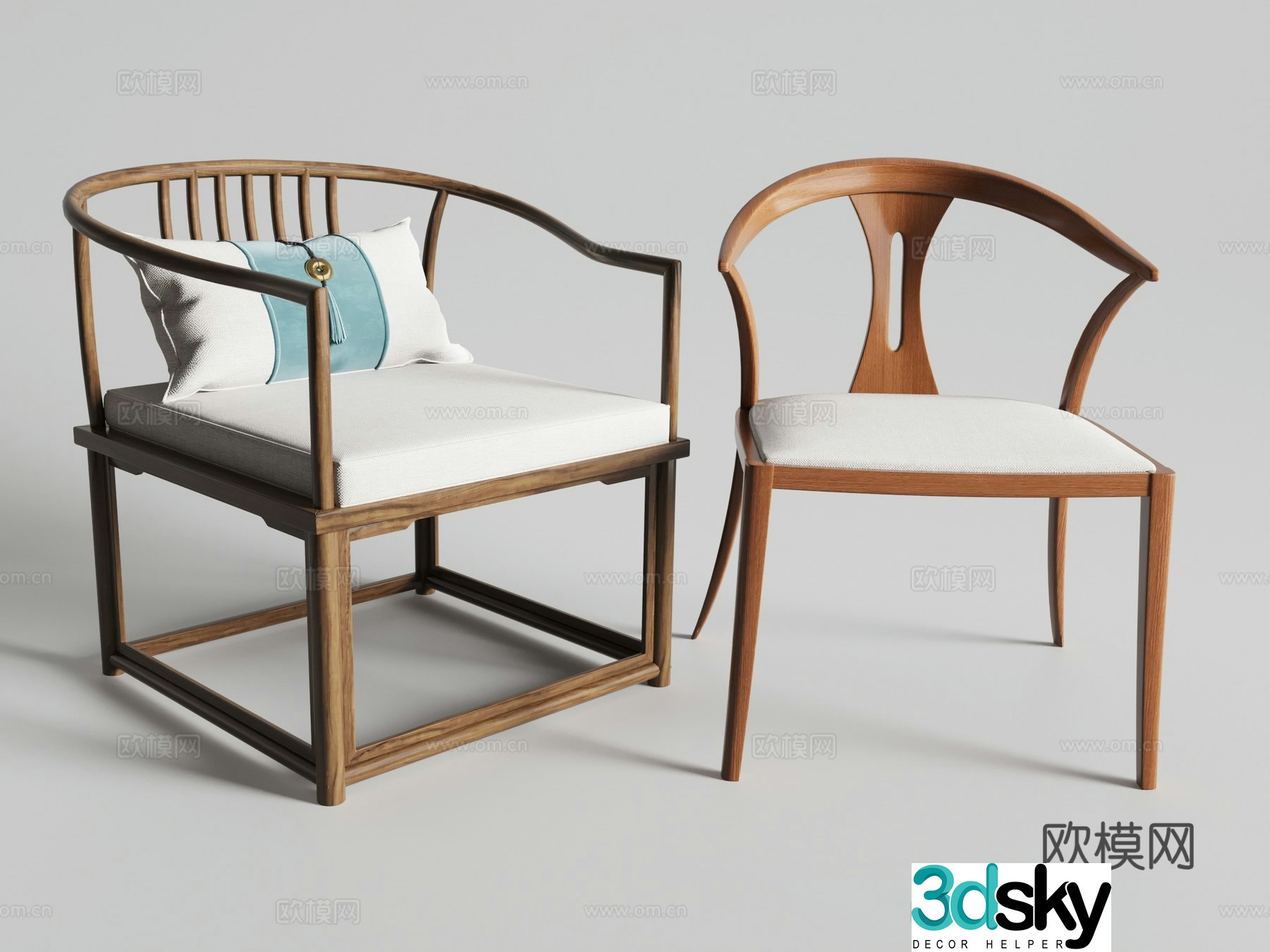New Chinese chair 3d model