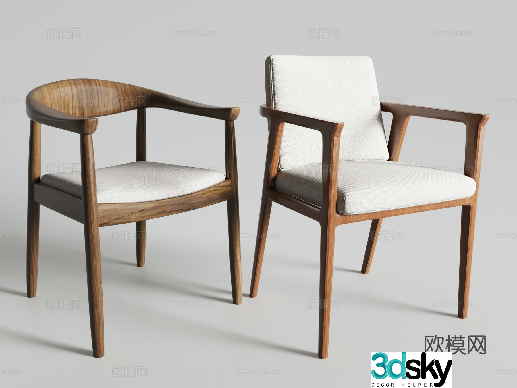 New Chinese chair 3d model