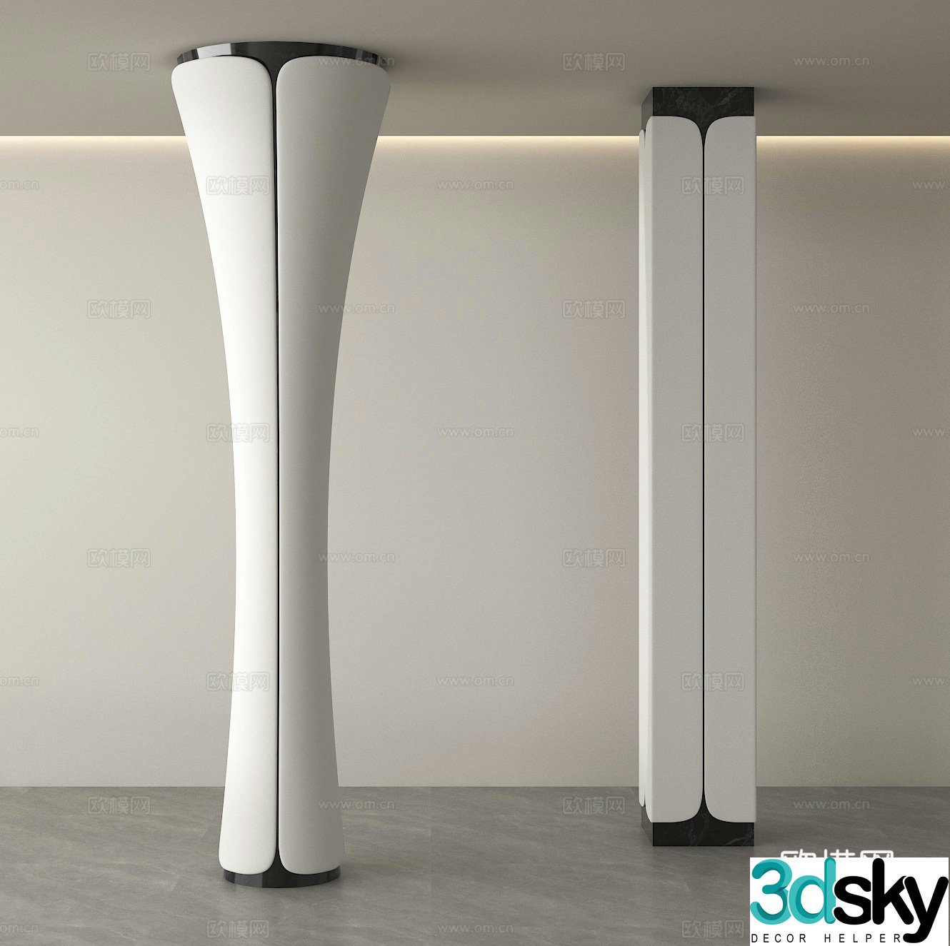 Column Decorative column Modeling column Special-shaped column 3D model