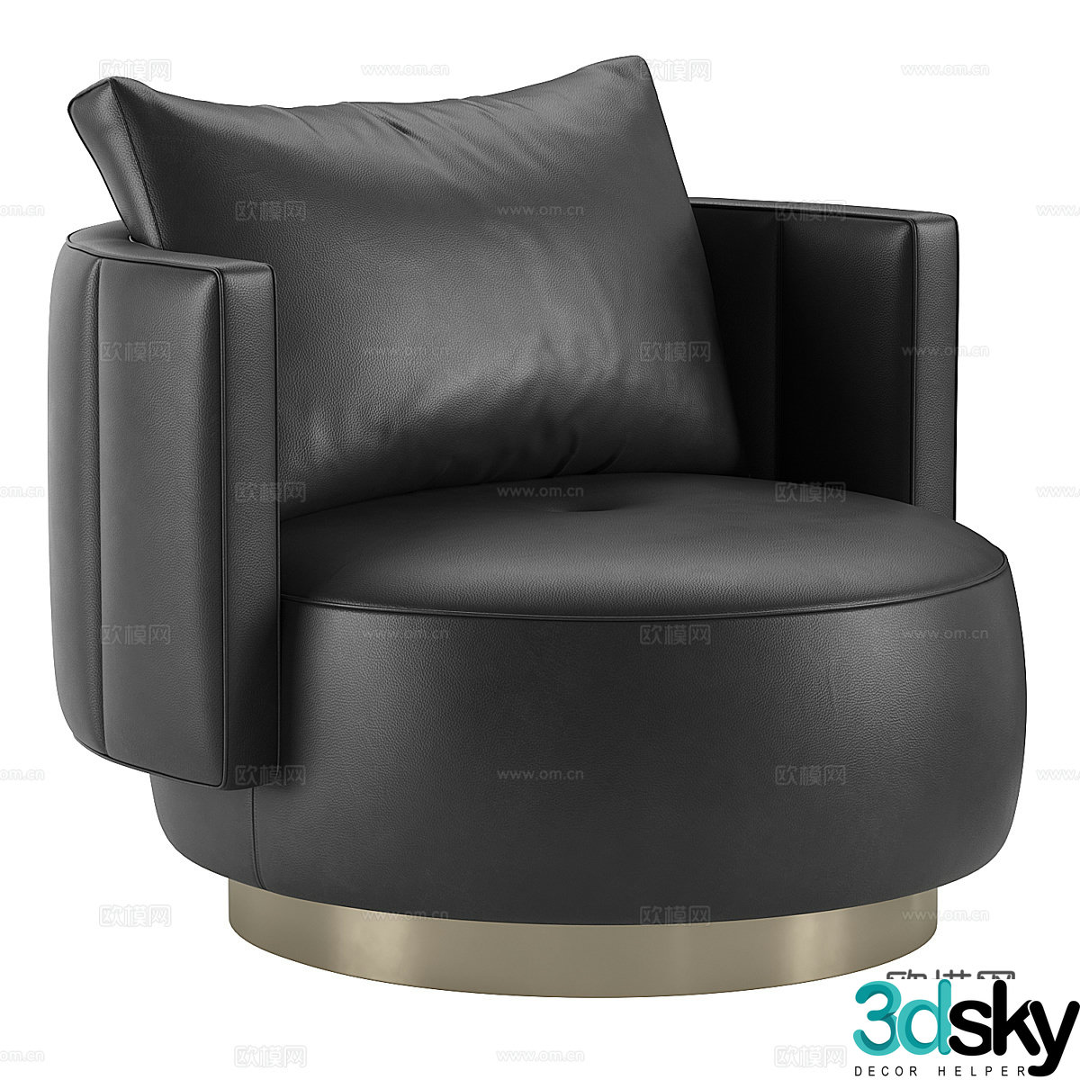Sofa coffee table combination 3D model