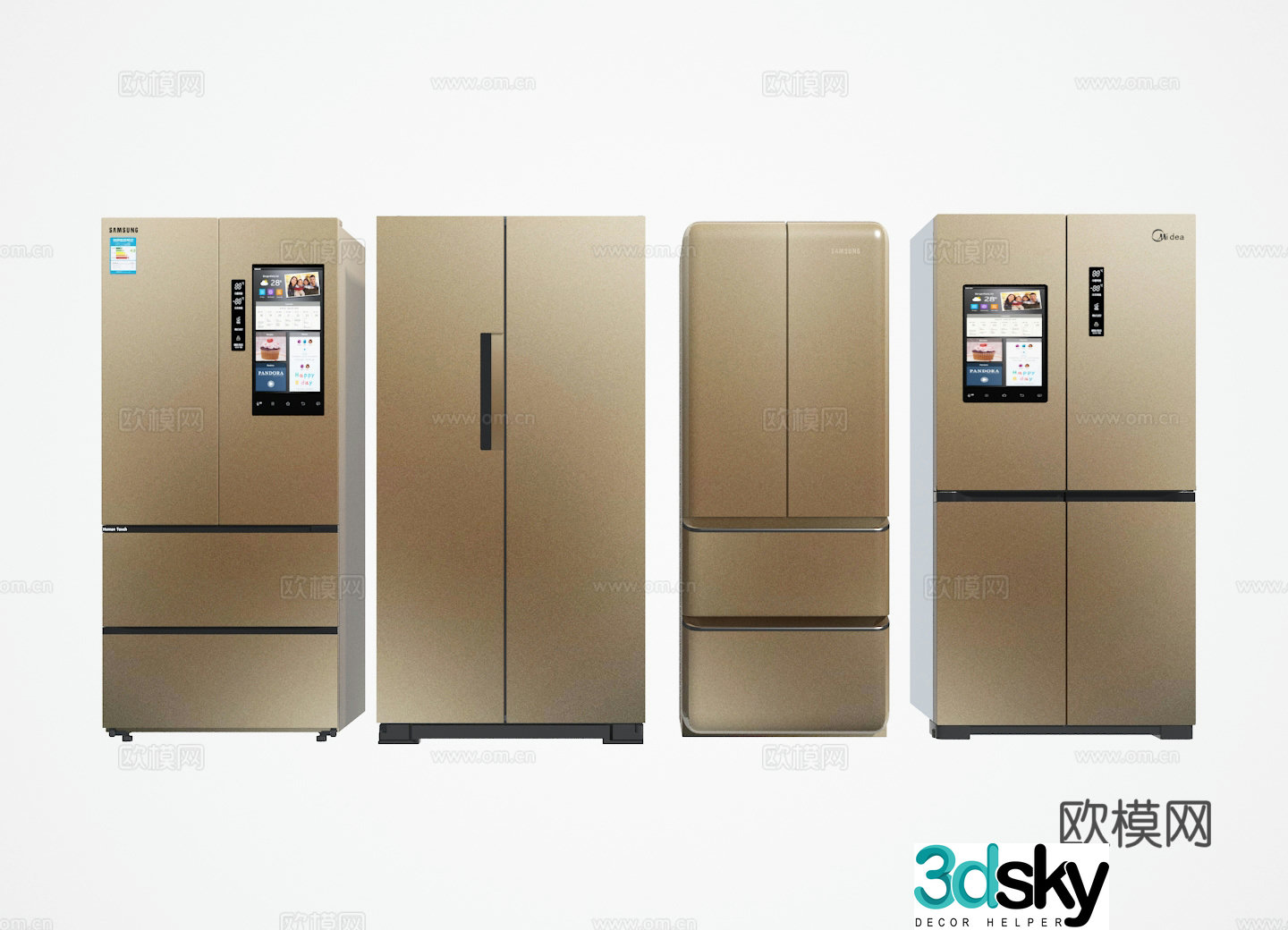 Refrigerator 3d model