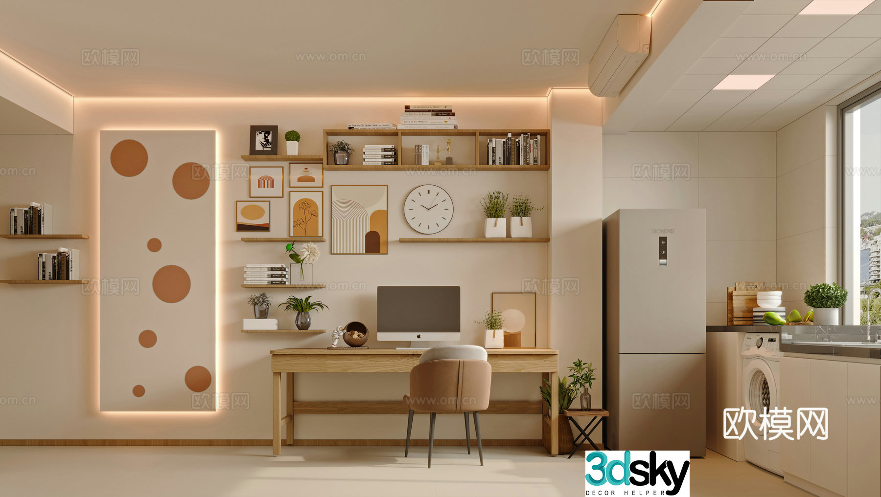 Modern apartment 3d model