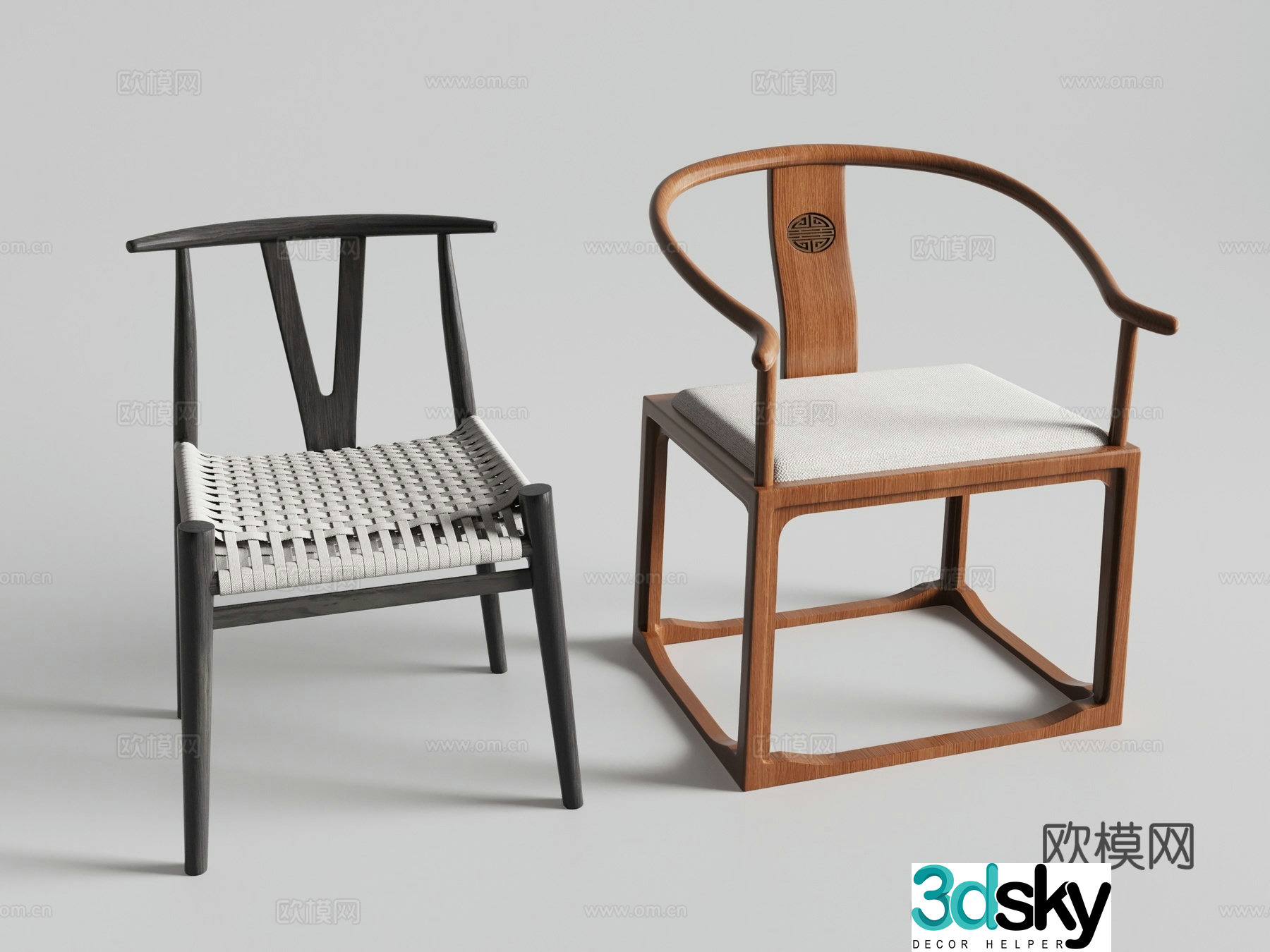 New Chinese chair 3d model