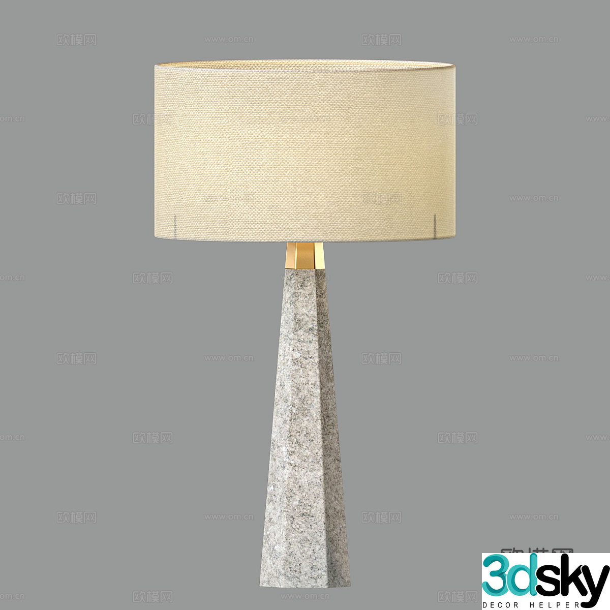 Modern simple desk lamp Table lamp Simple desk lamp Study desk lamp Lamp 3D model