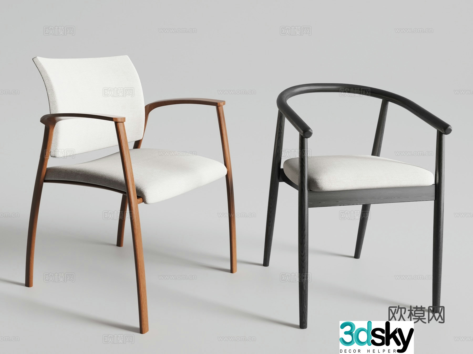 New Chinese chair 3d model