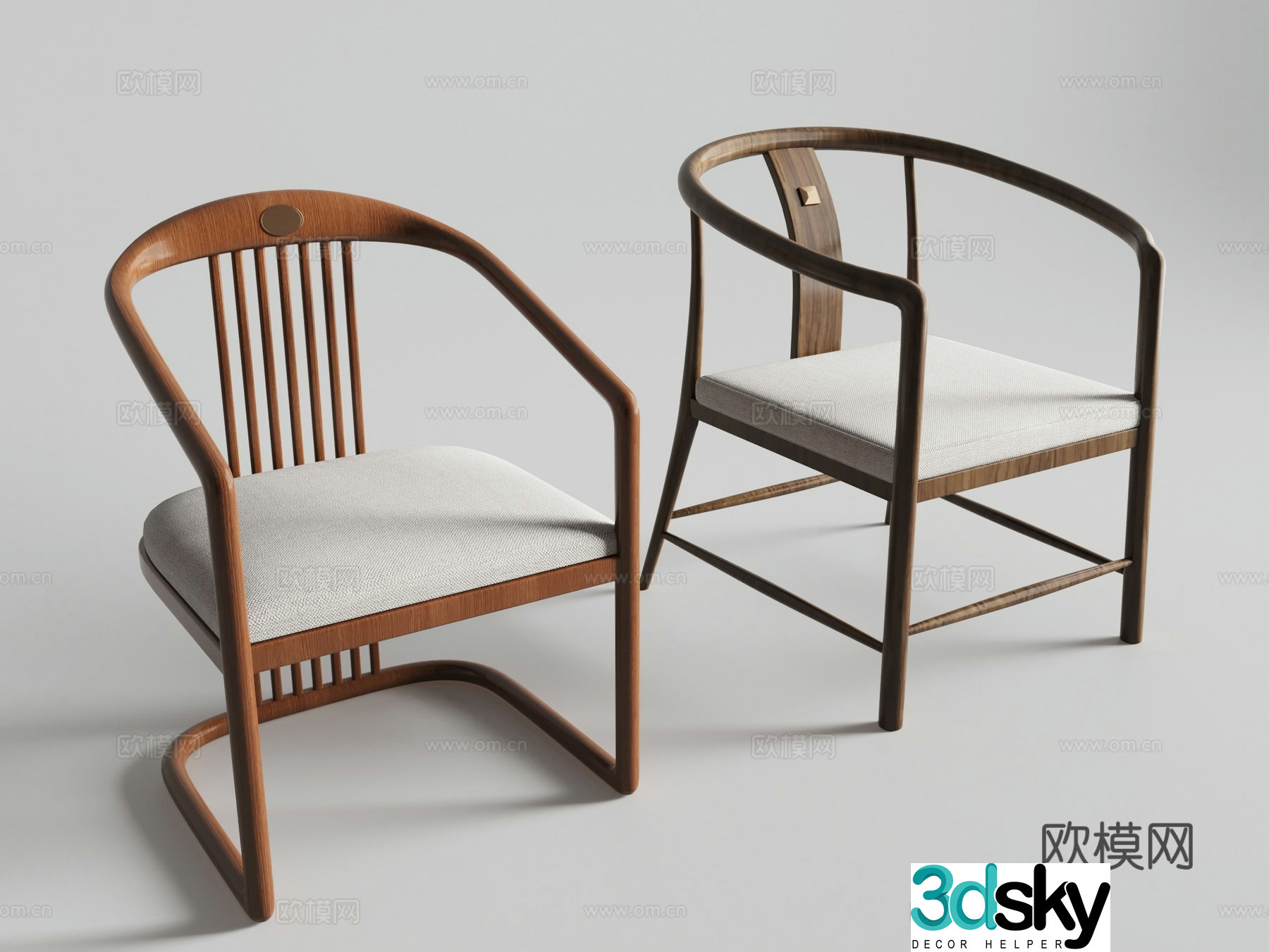 New Chinese chair 3d model