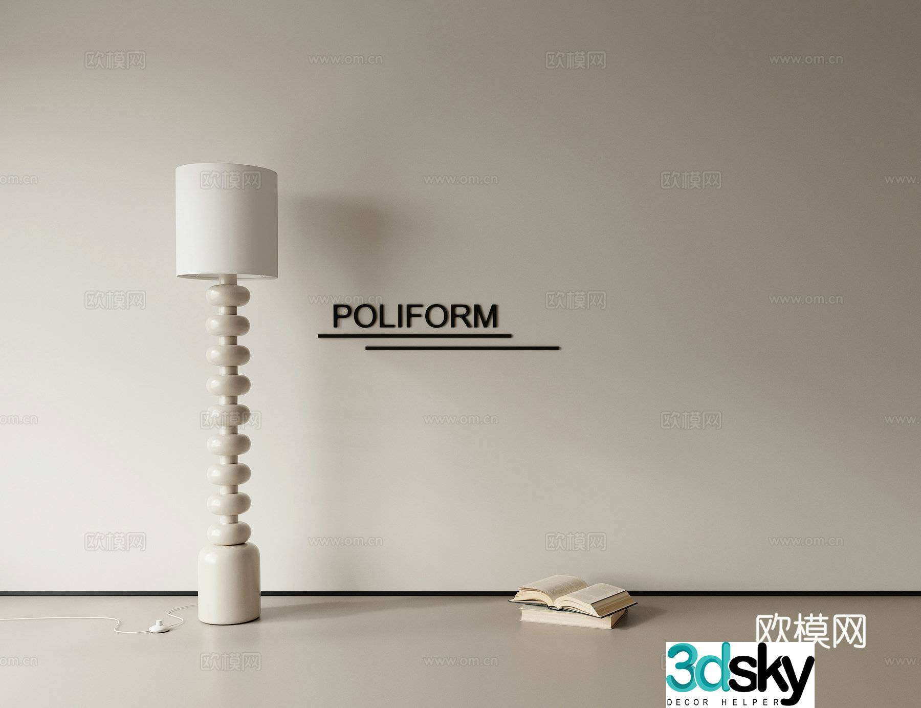 Floor lamp 3d model