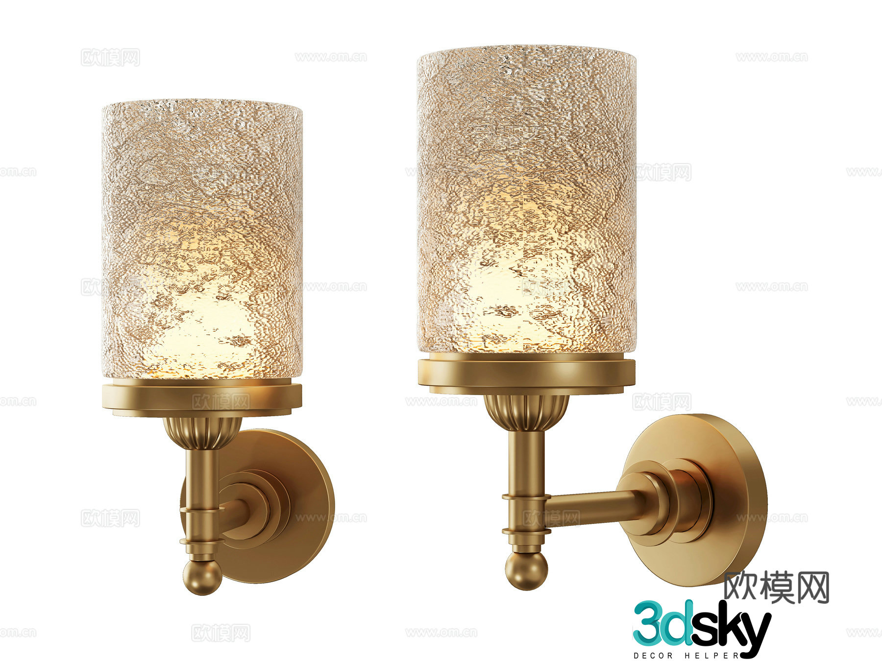 Modern wall lamp 3d model
