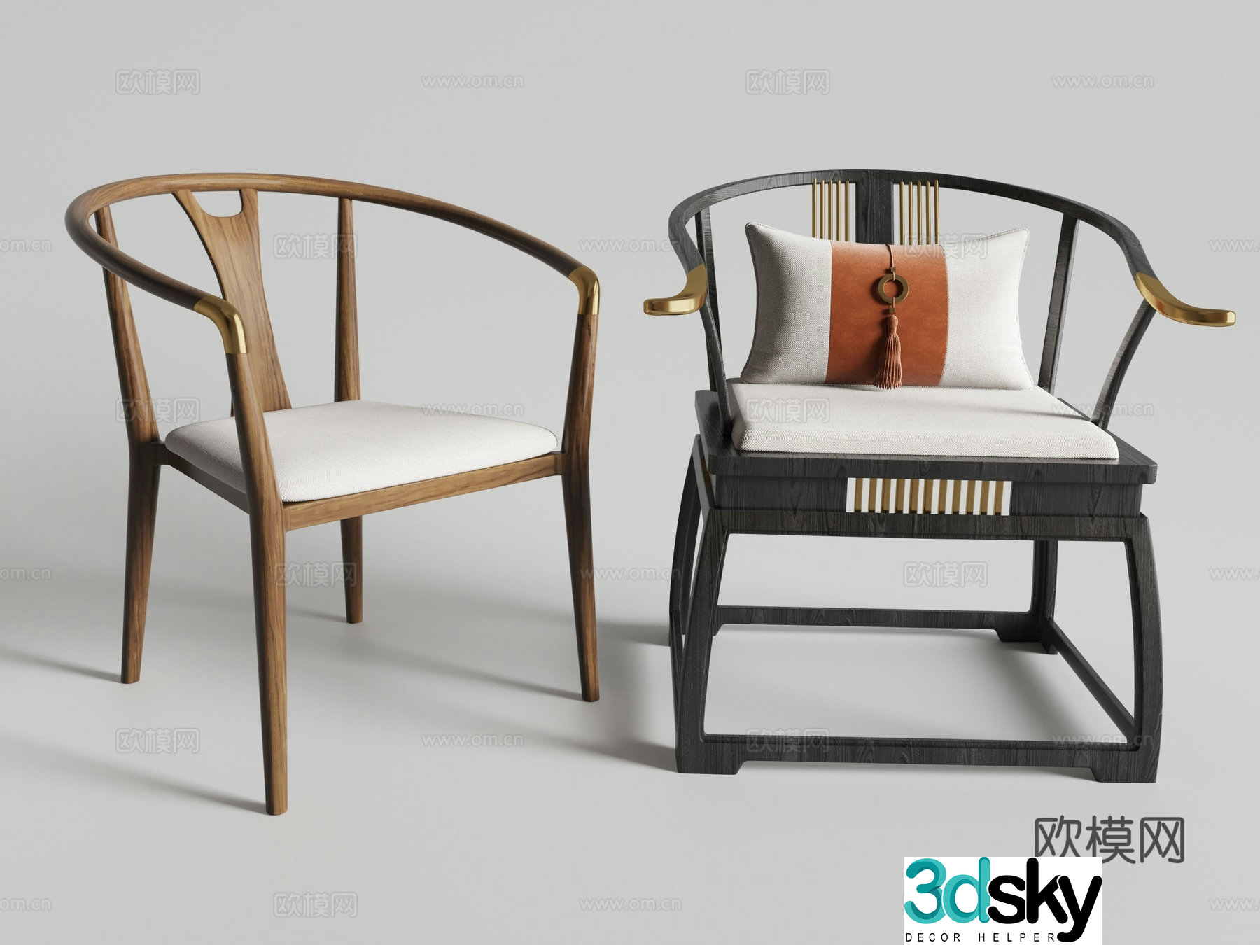 New Chinese chair 3d model