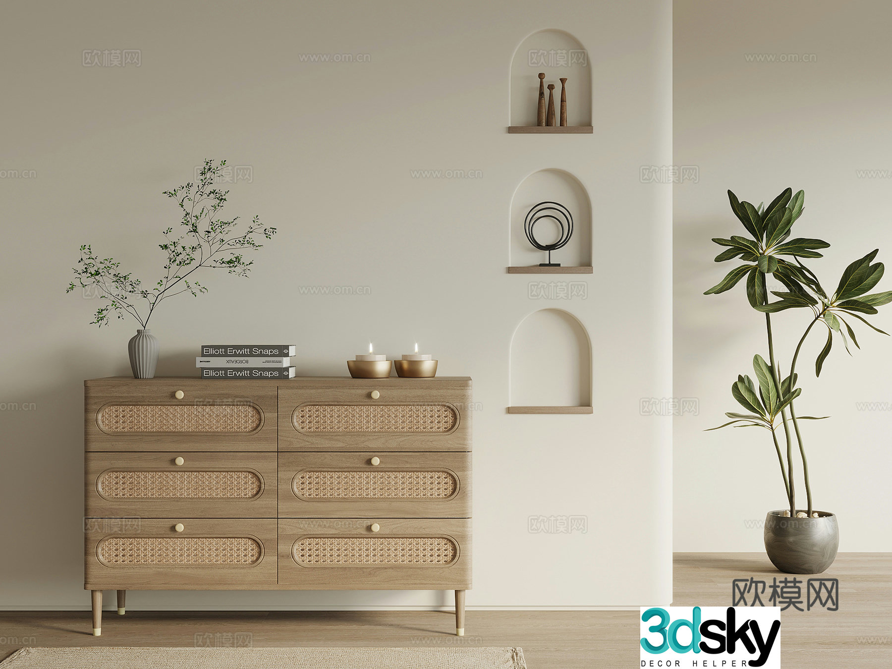 Wasabi Wind Entrance Cabinet 3D Model