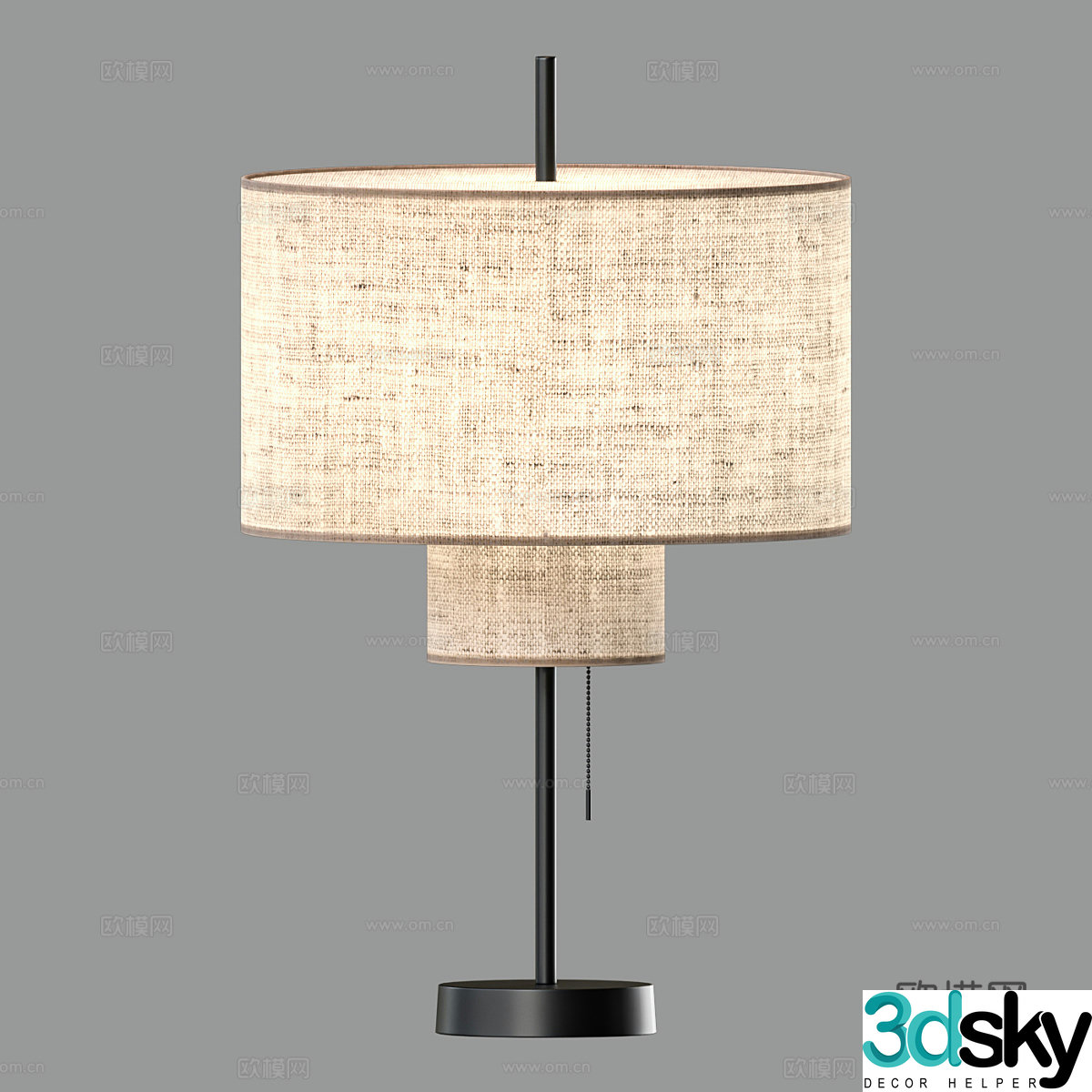 Modern simple desk lamp Table lamp Simple desk lamp Study desk lamp Lamp 3D model