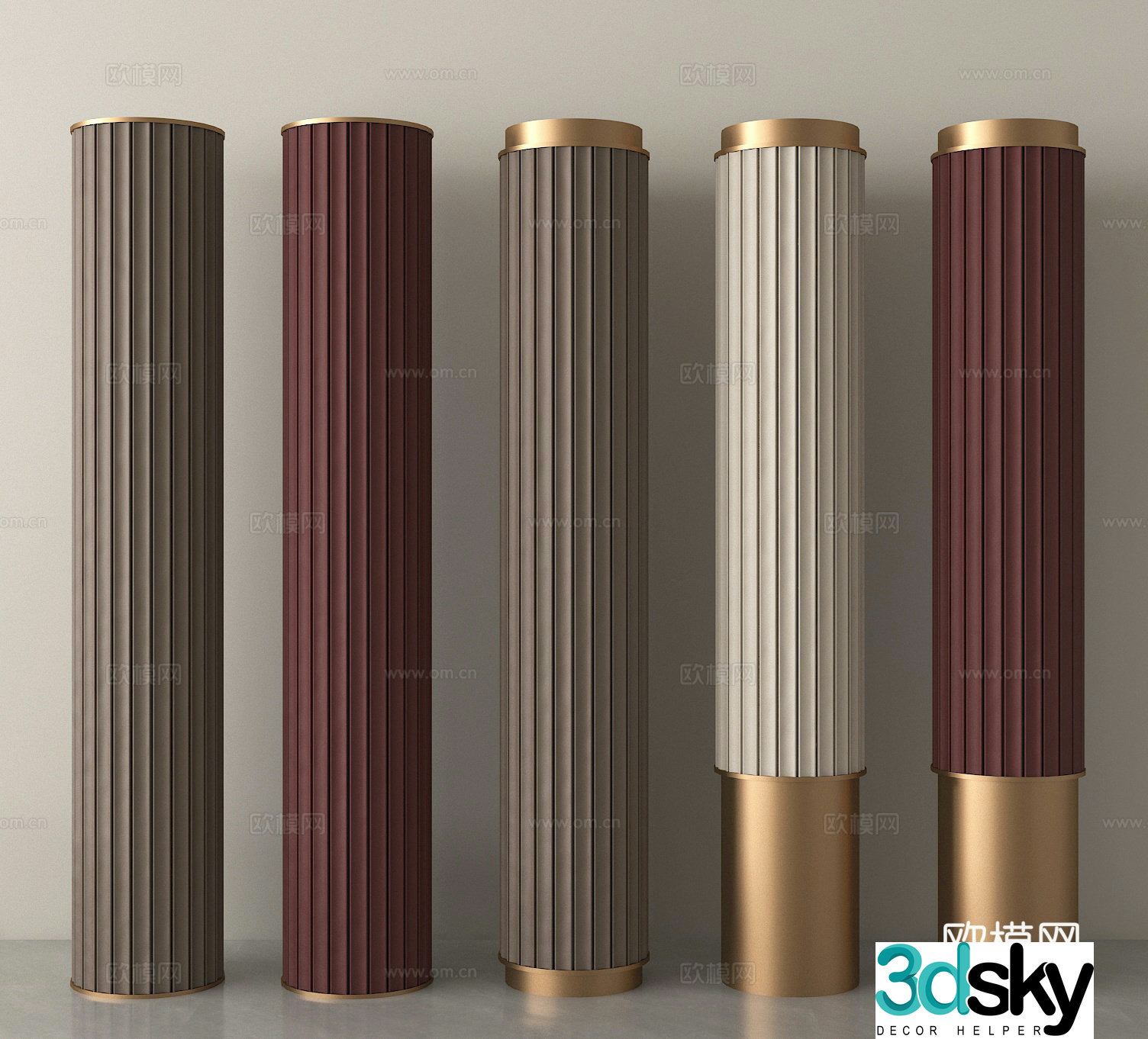 Column Decorative column Modeling column Special-shaped column 3D model