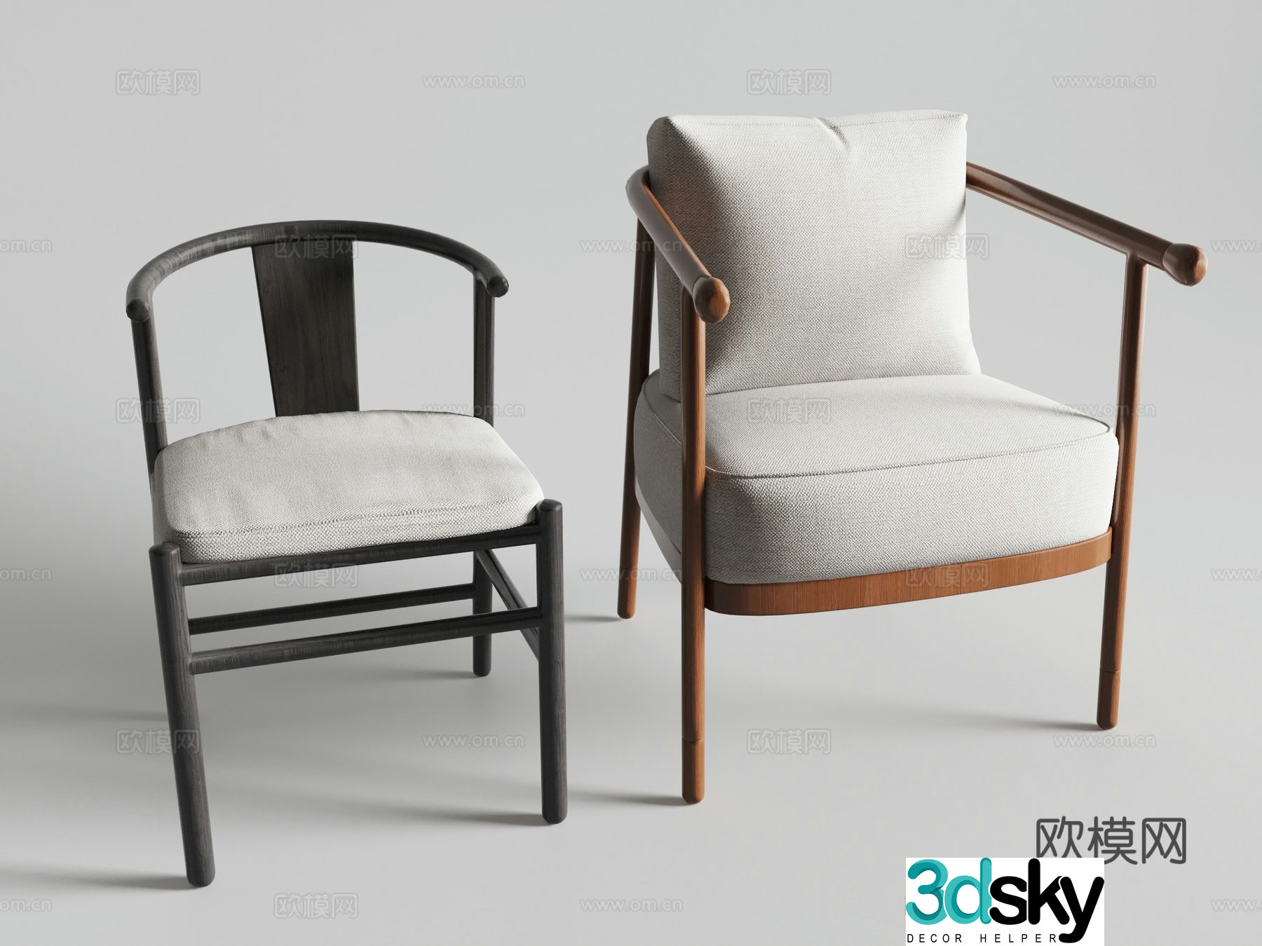 New Chinese chair 3d model