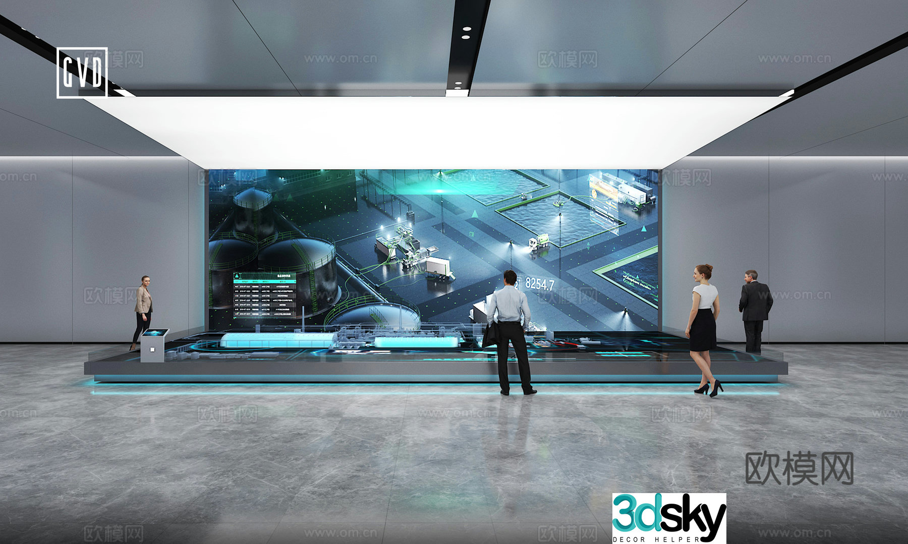 Digital sand table ceiling sand table acrylic sand table interactive sand table electronic sand table modern sand table 3d model