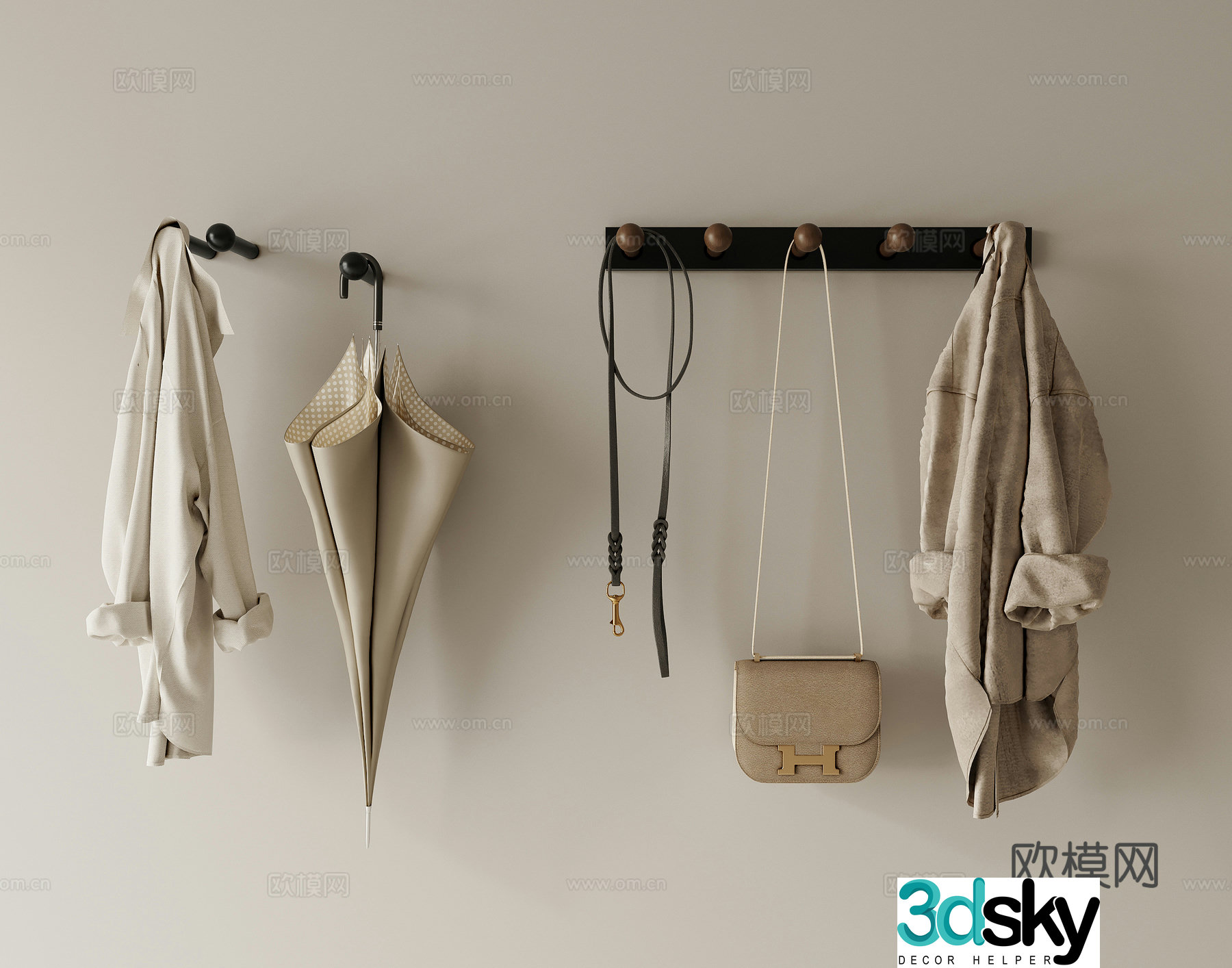 Clothes hanger 3d model