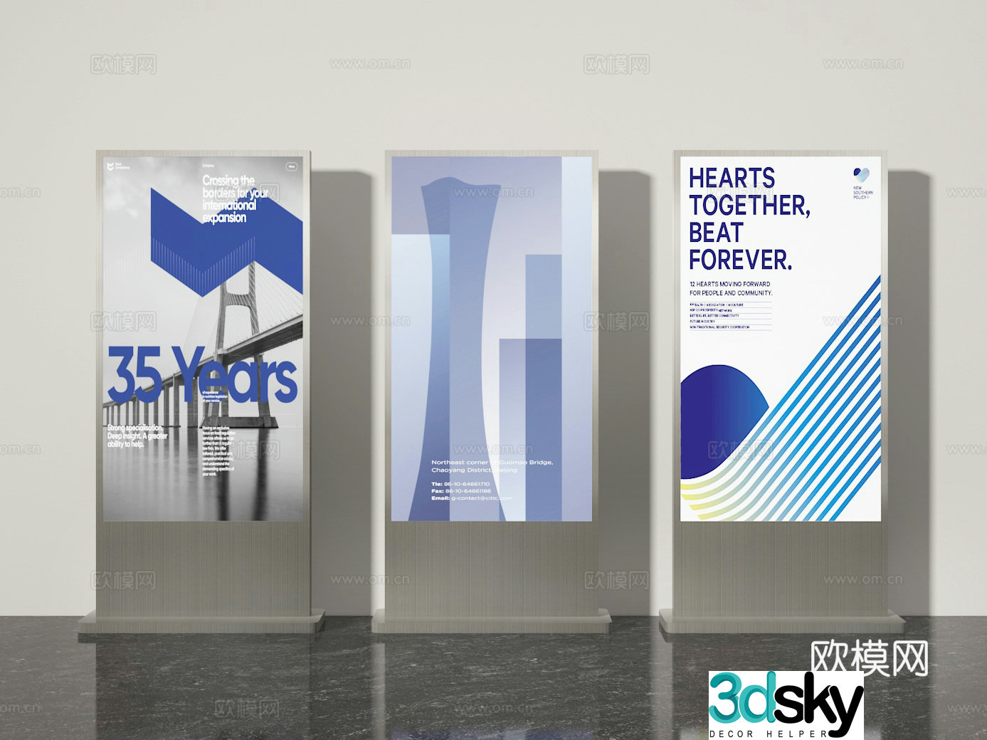 Billboard 3d model