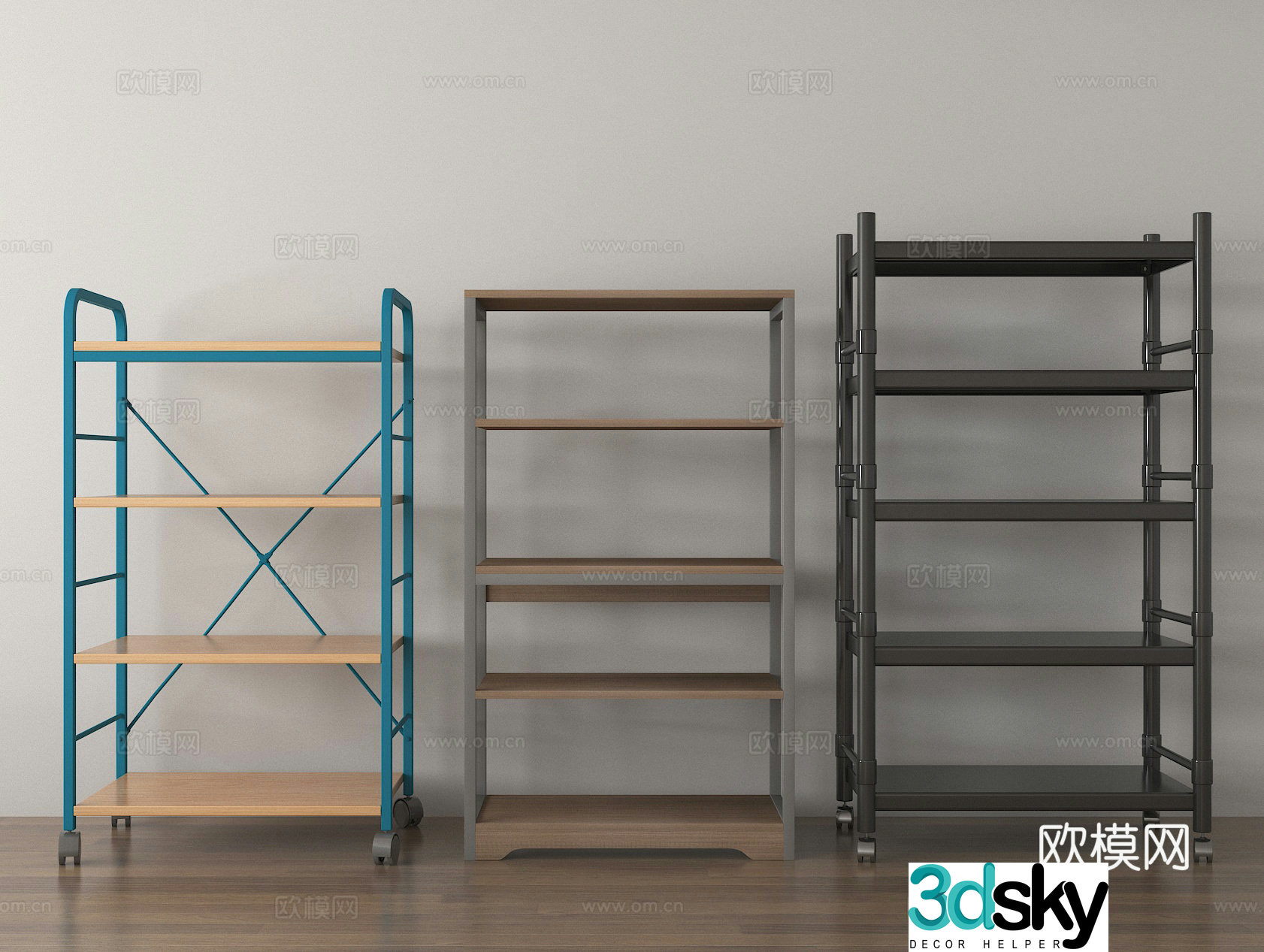 Shelf Display rack 3D model