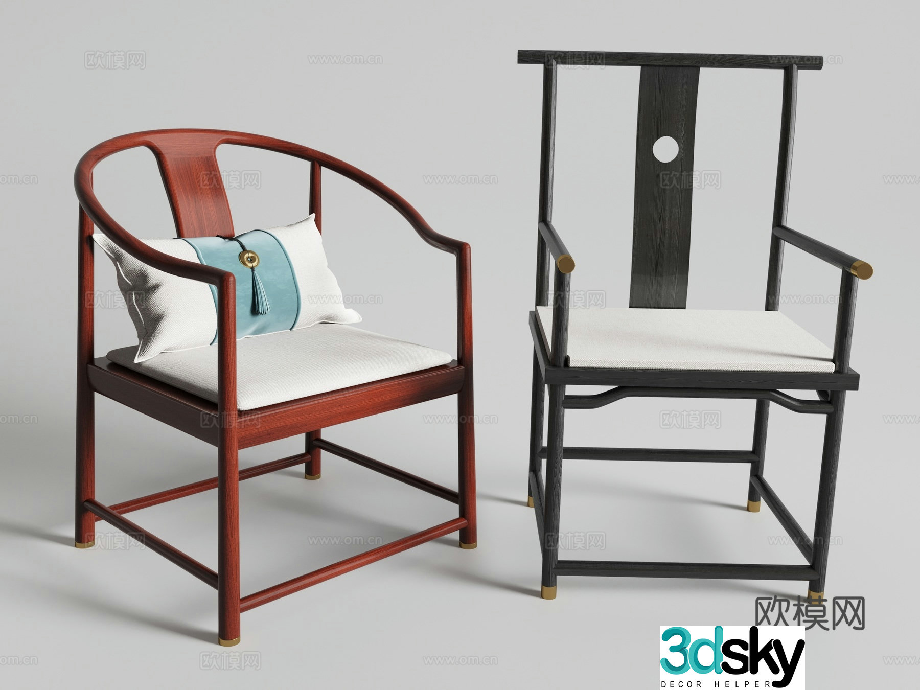 New Chinese chair 3d model