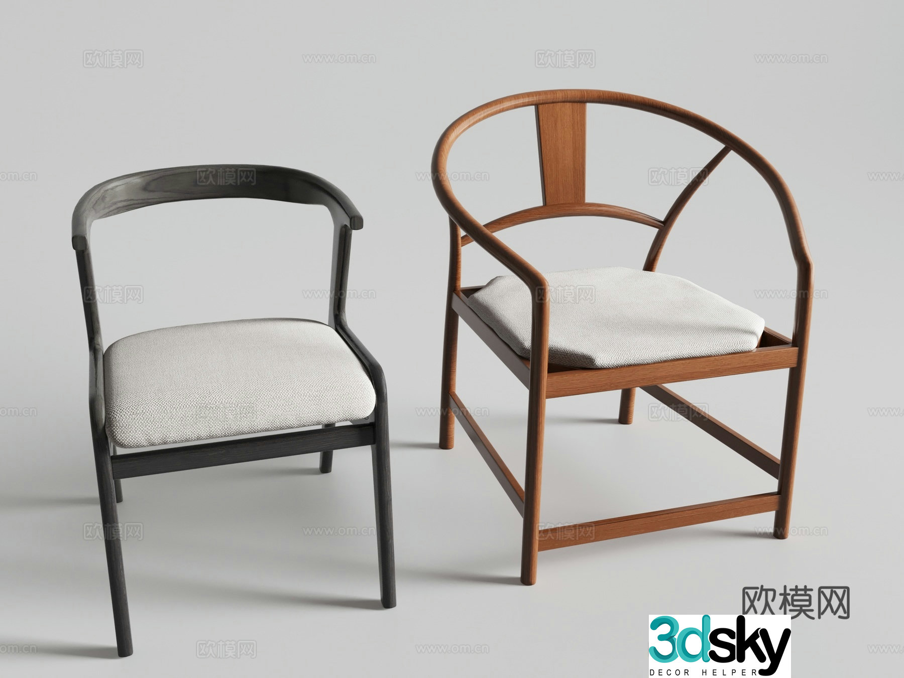 New Chinese chair 3d model