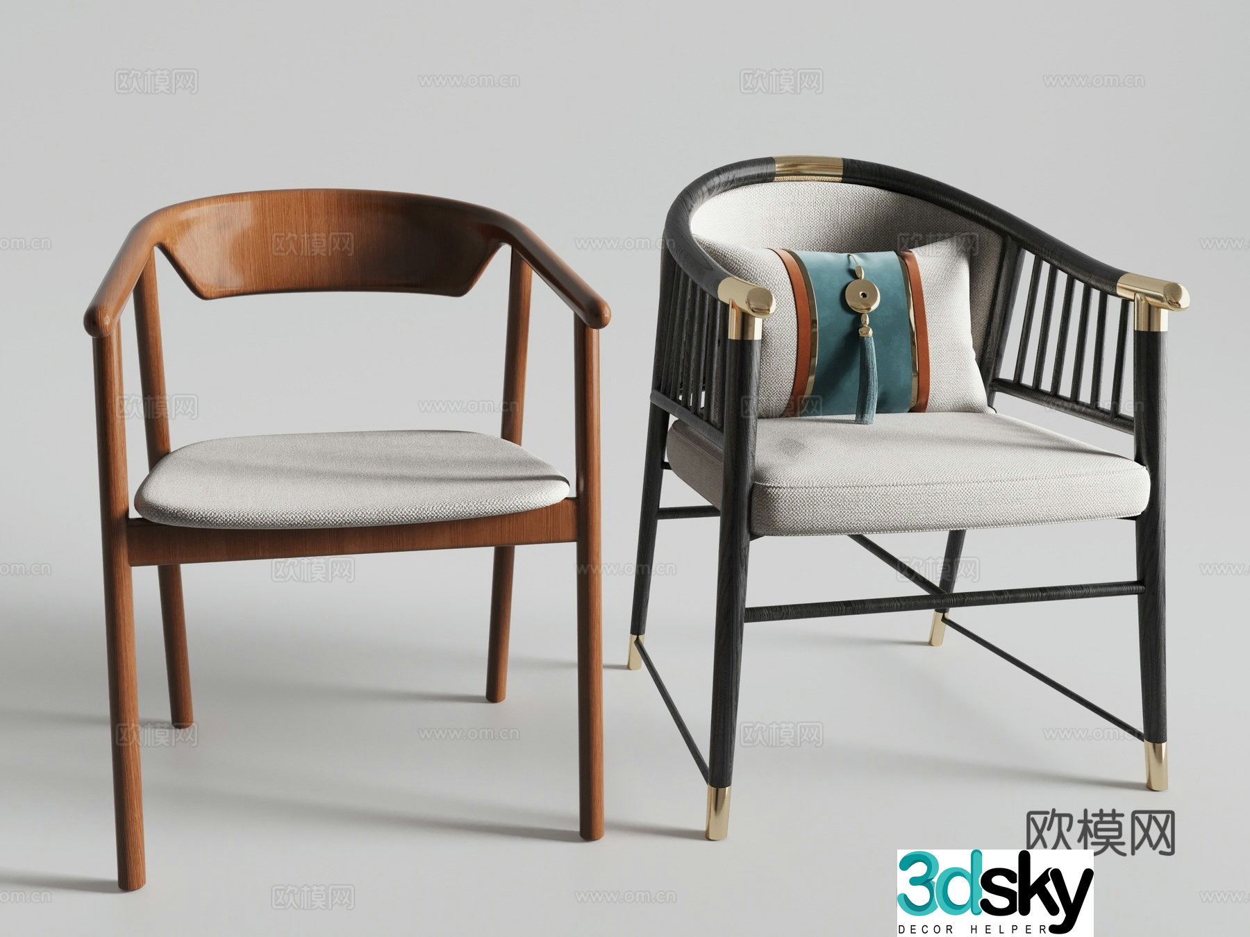 New Chinese chair 3d model