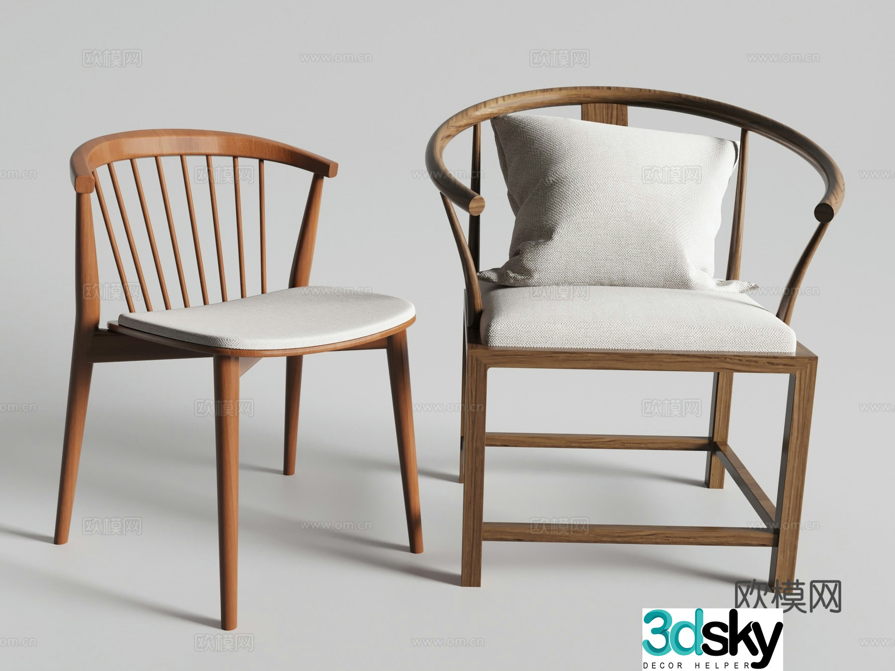 New Chinese chair 3d model
