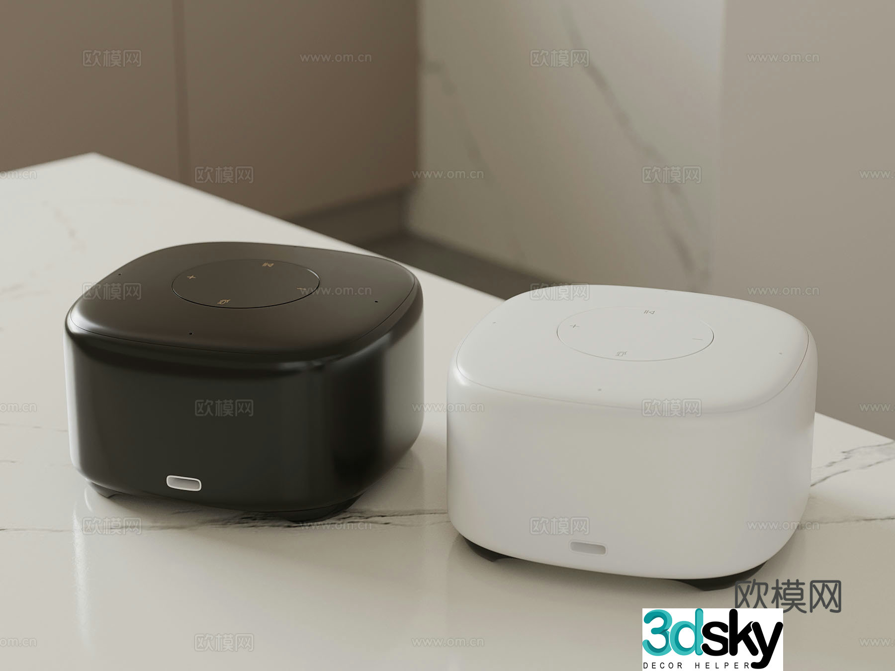 Modern smart audio Xiaomi audio 3D model