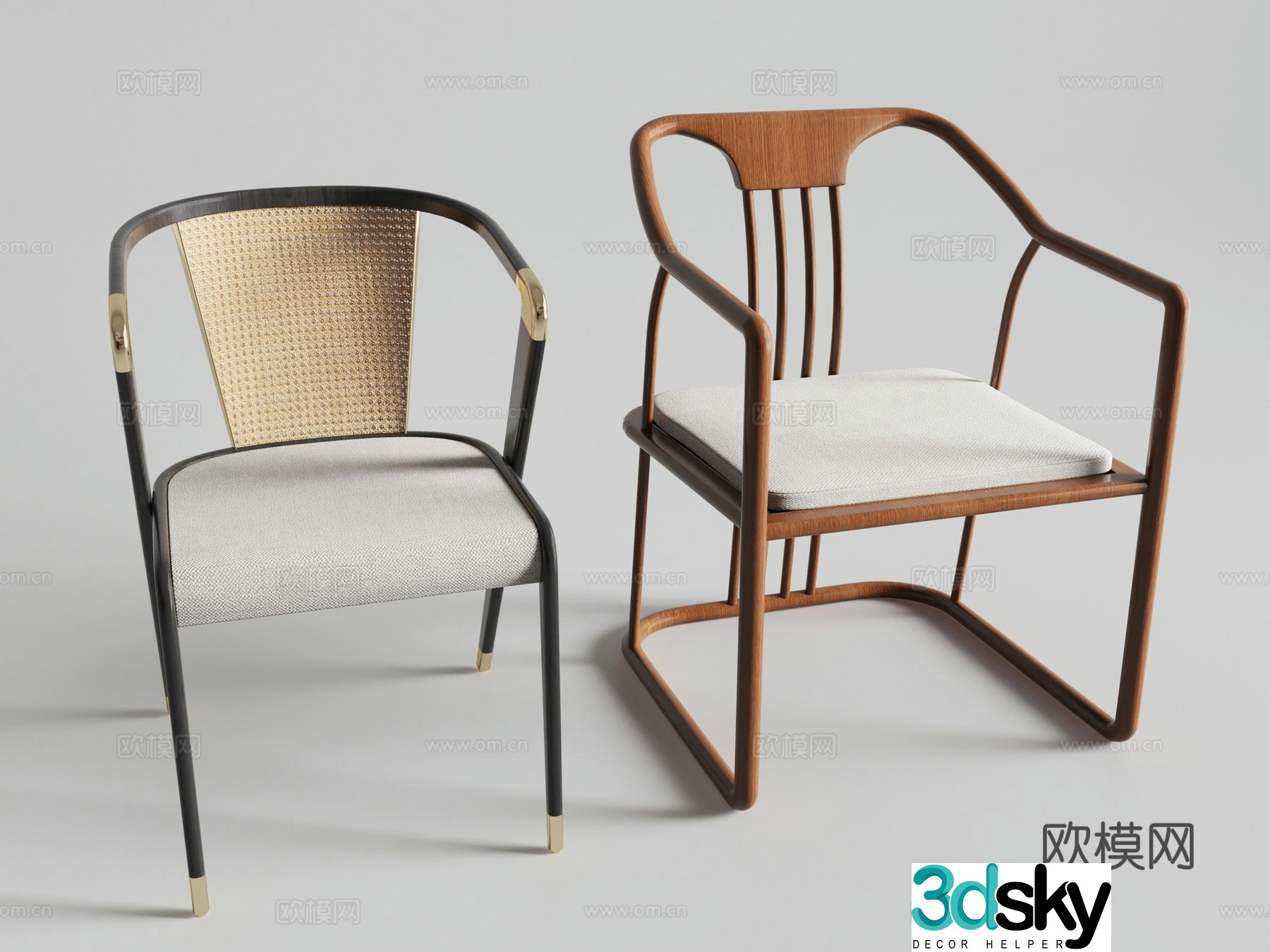New Chinese chair 3d model