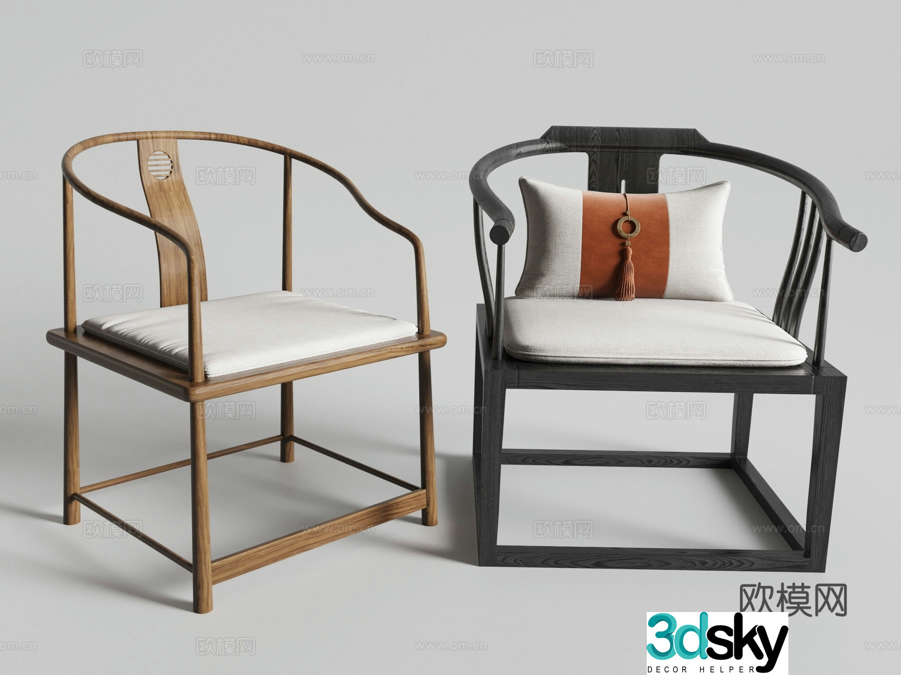 New Chinese chair 3d model