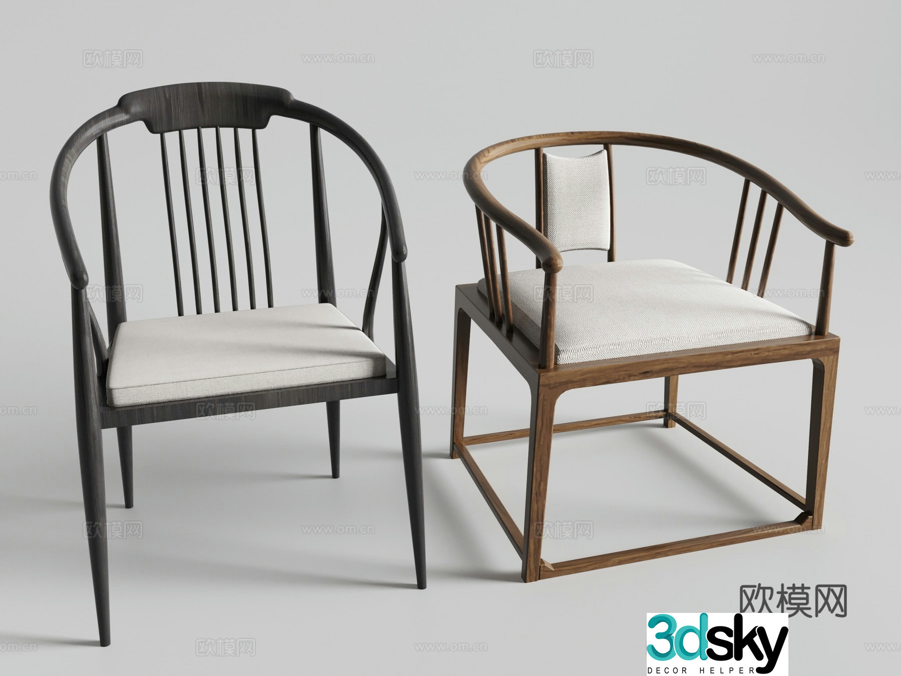 New Chinese chair 3d model