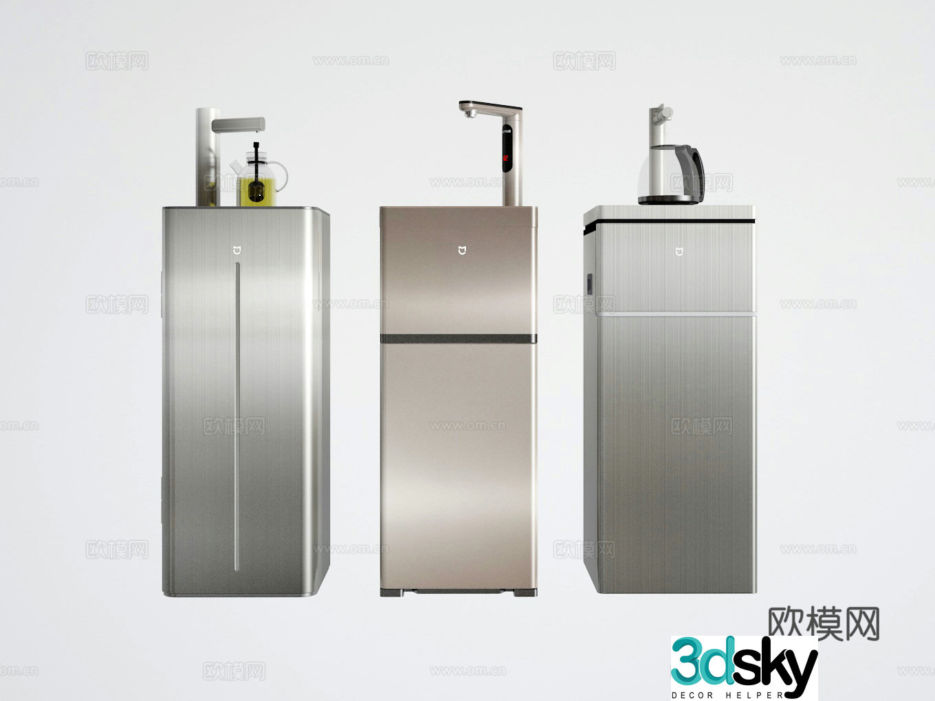 Water dispenser 3d model 3d model