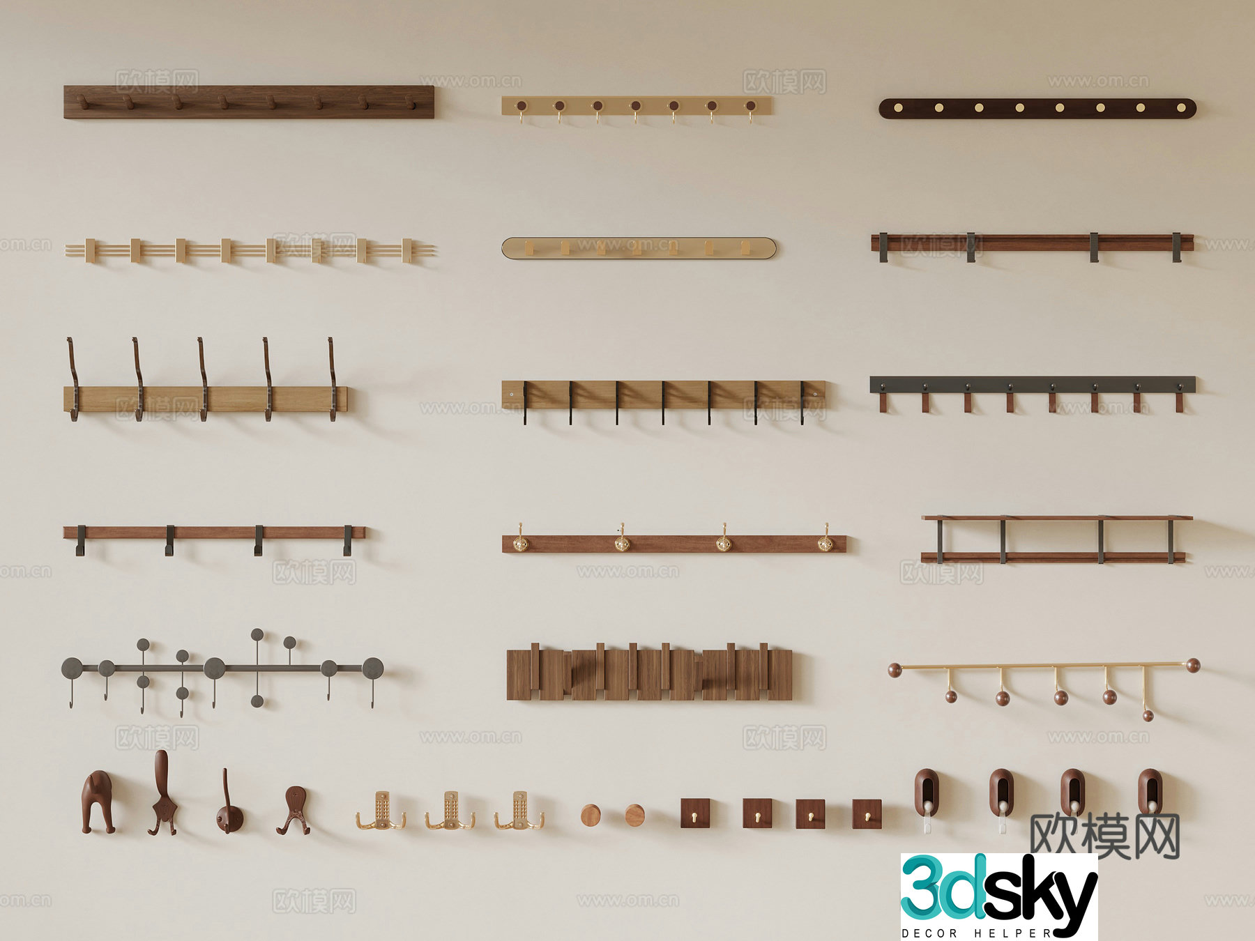 Modern hanger 3d model