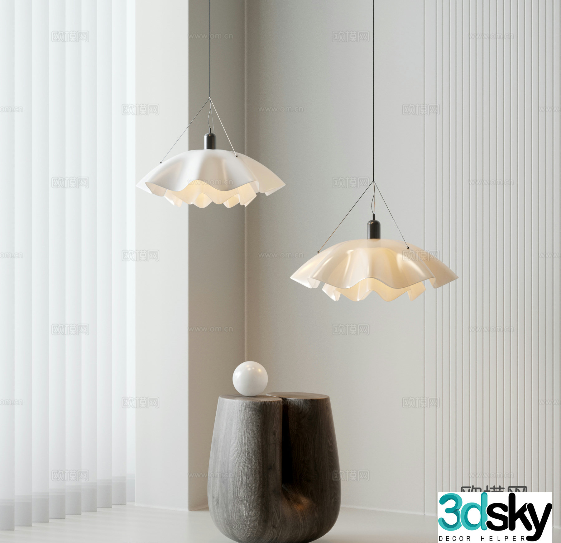 Middle Ages of Jingjifeng Chandelier Restaurant Chandelier Bedroom Chandelier Bedside Chandelier Small Chandelier Glass Hanging 3D Model