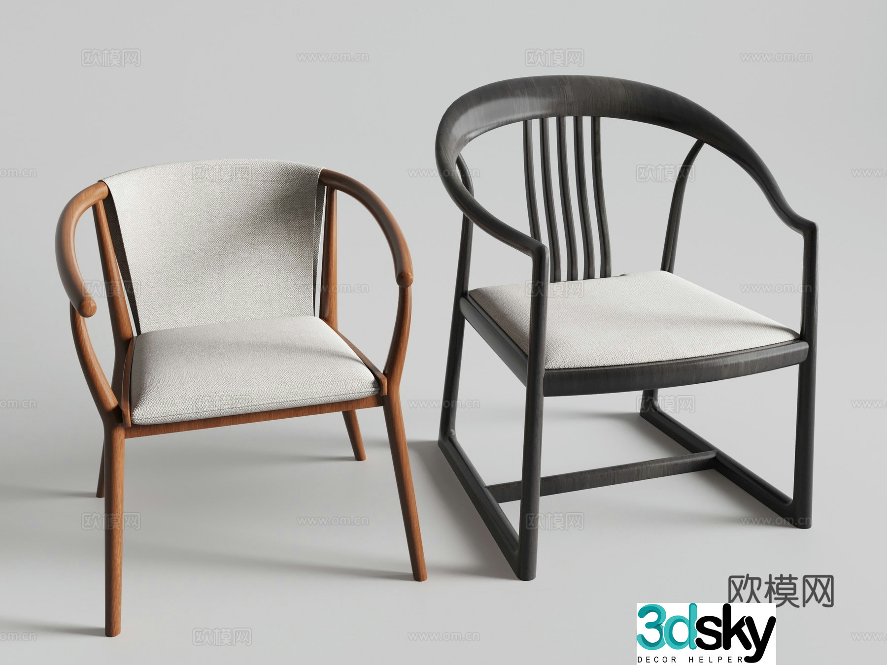 New Chinese chair 3d model