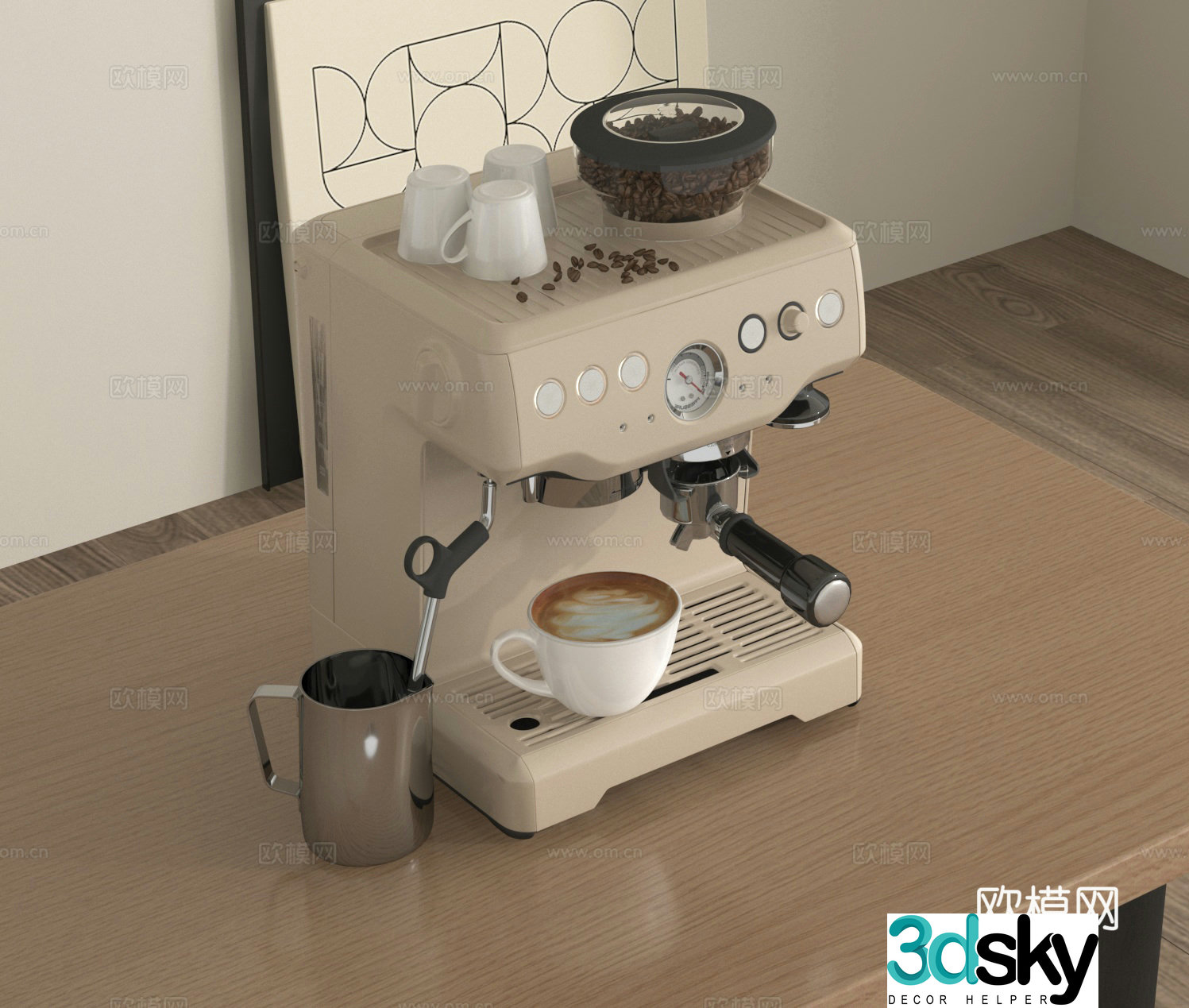 Coffee machine 3d model