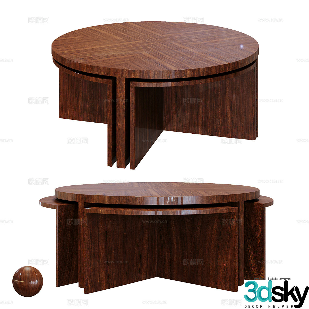 Duke Coffee Table Ralph Lauren Home3d Model