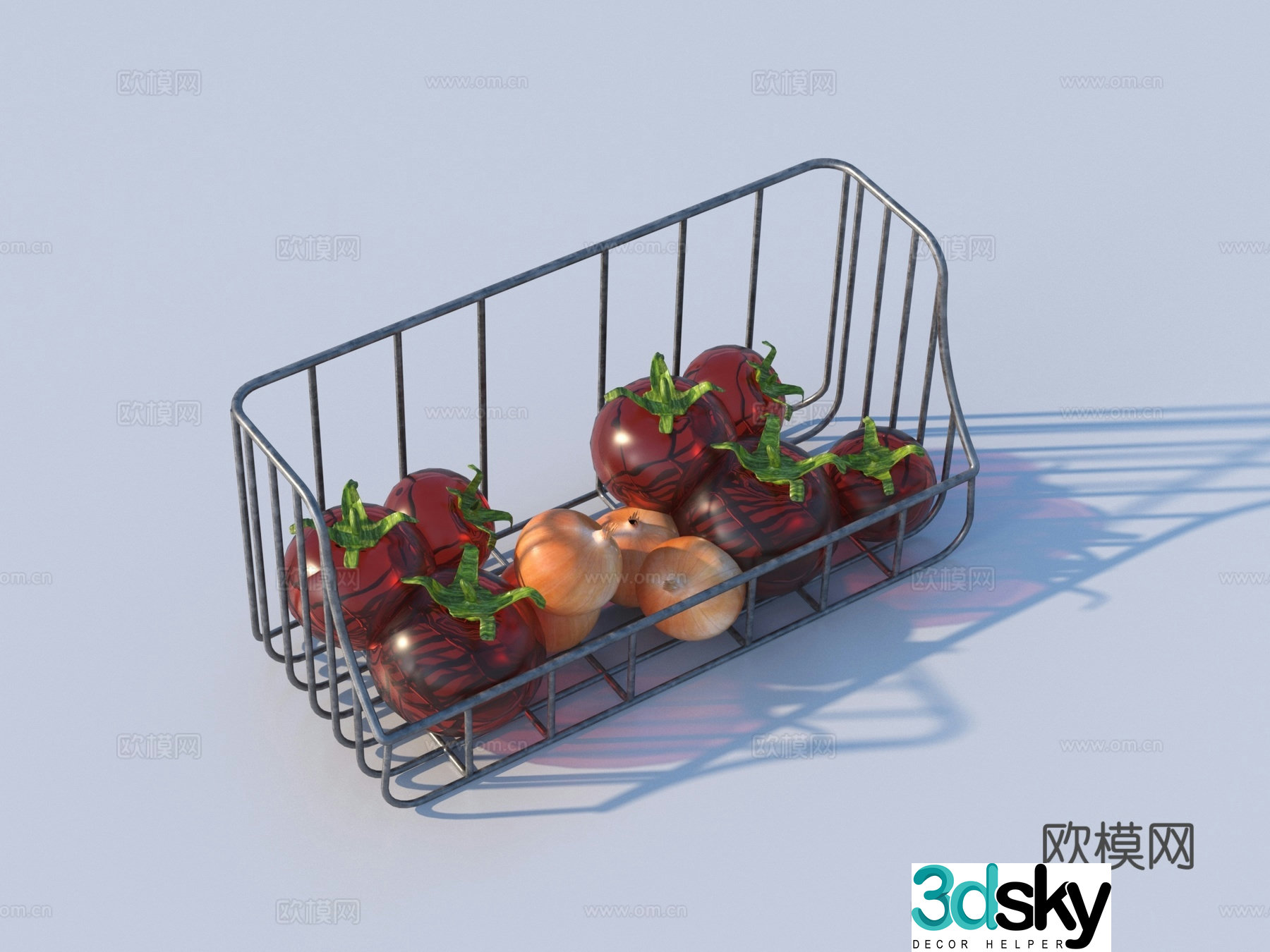 Onion Fruit Fresh Fruit 3d Model