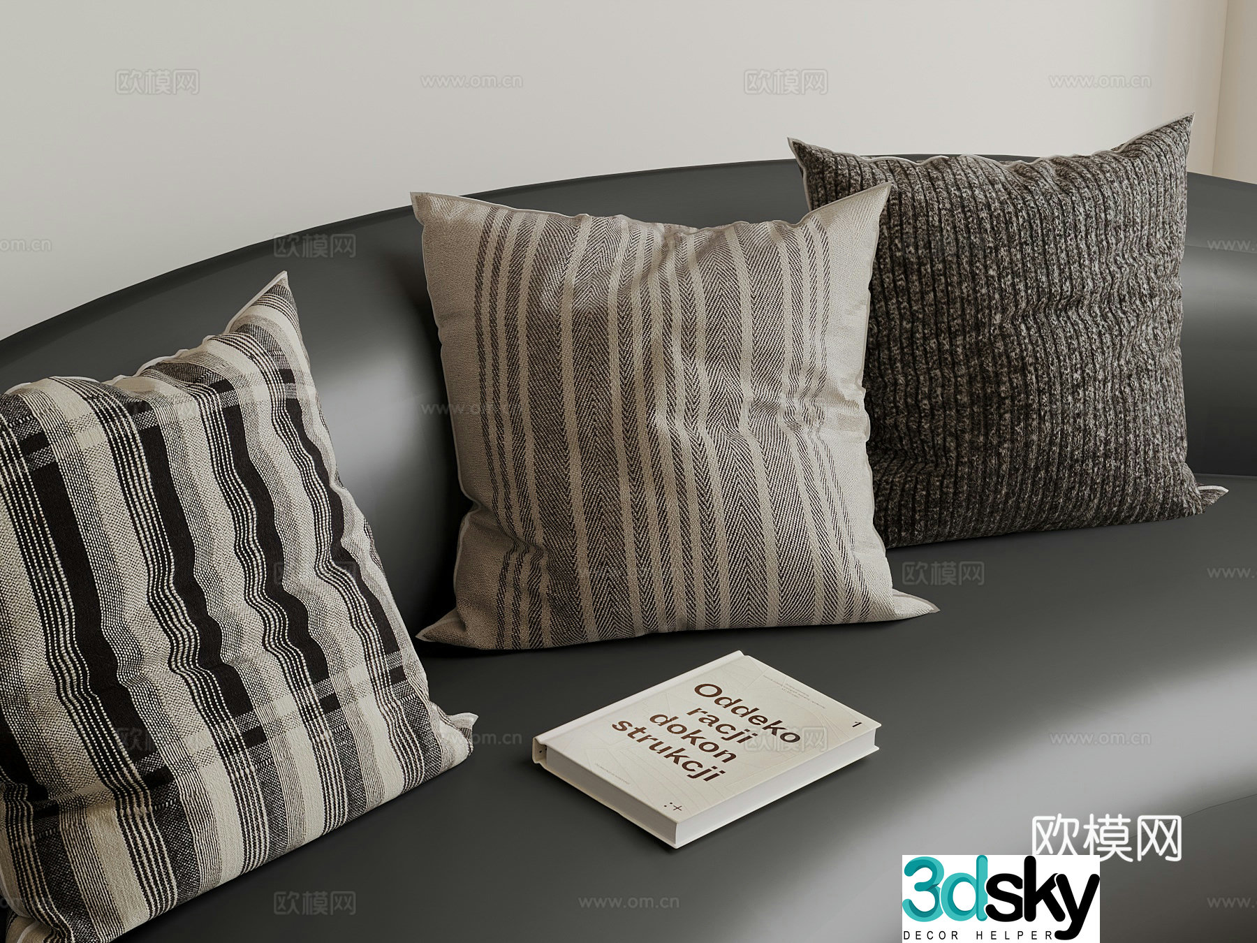 Modern pillow 3d model