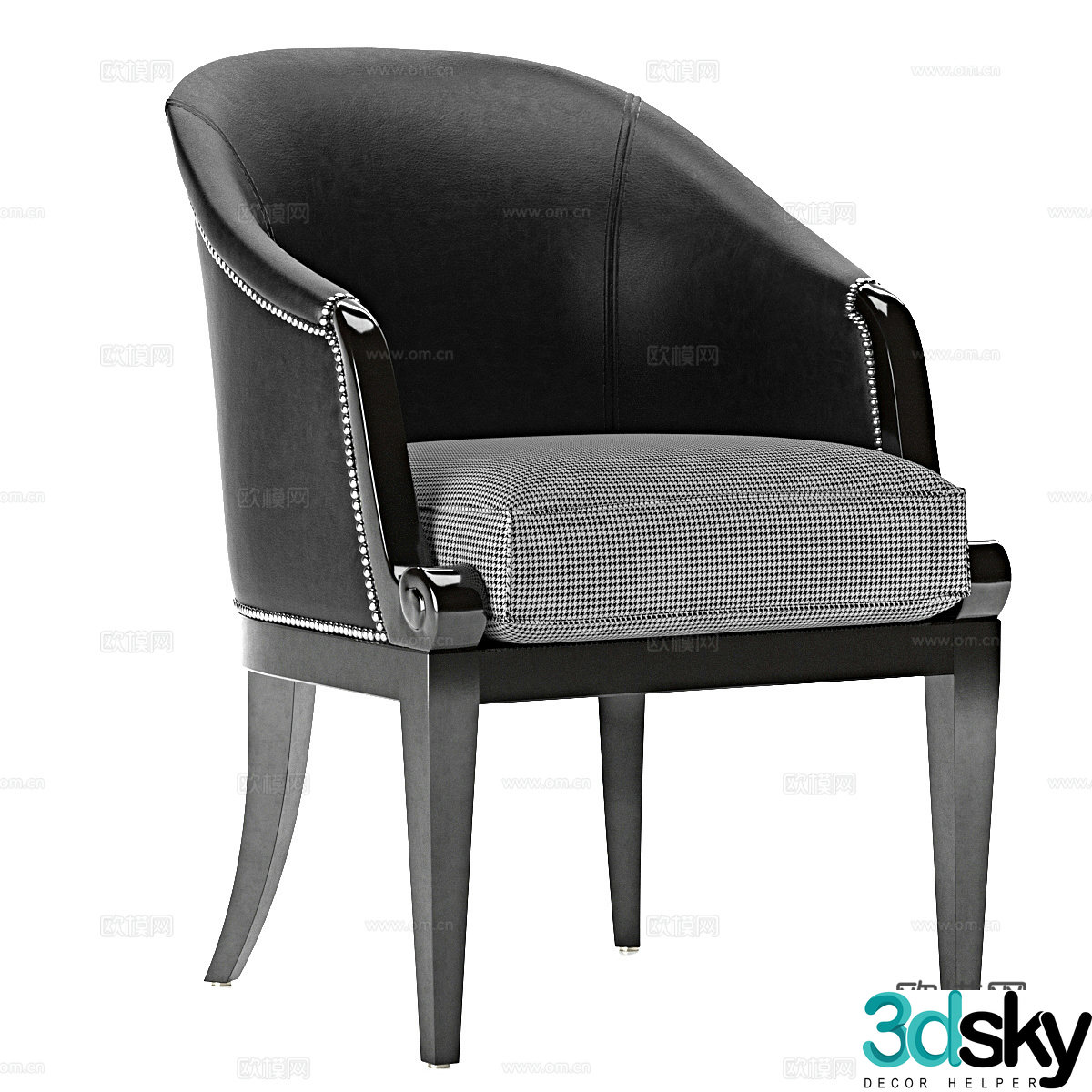Ralph Lauren DUCHESS Dining Chair 3D Model