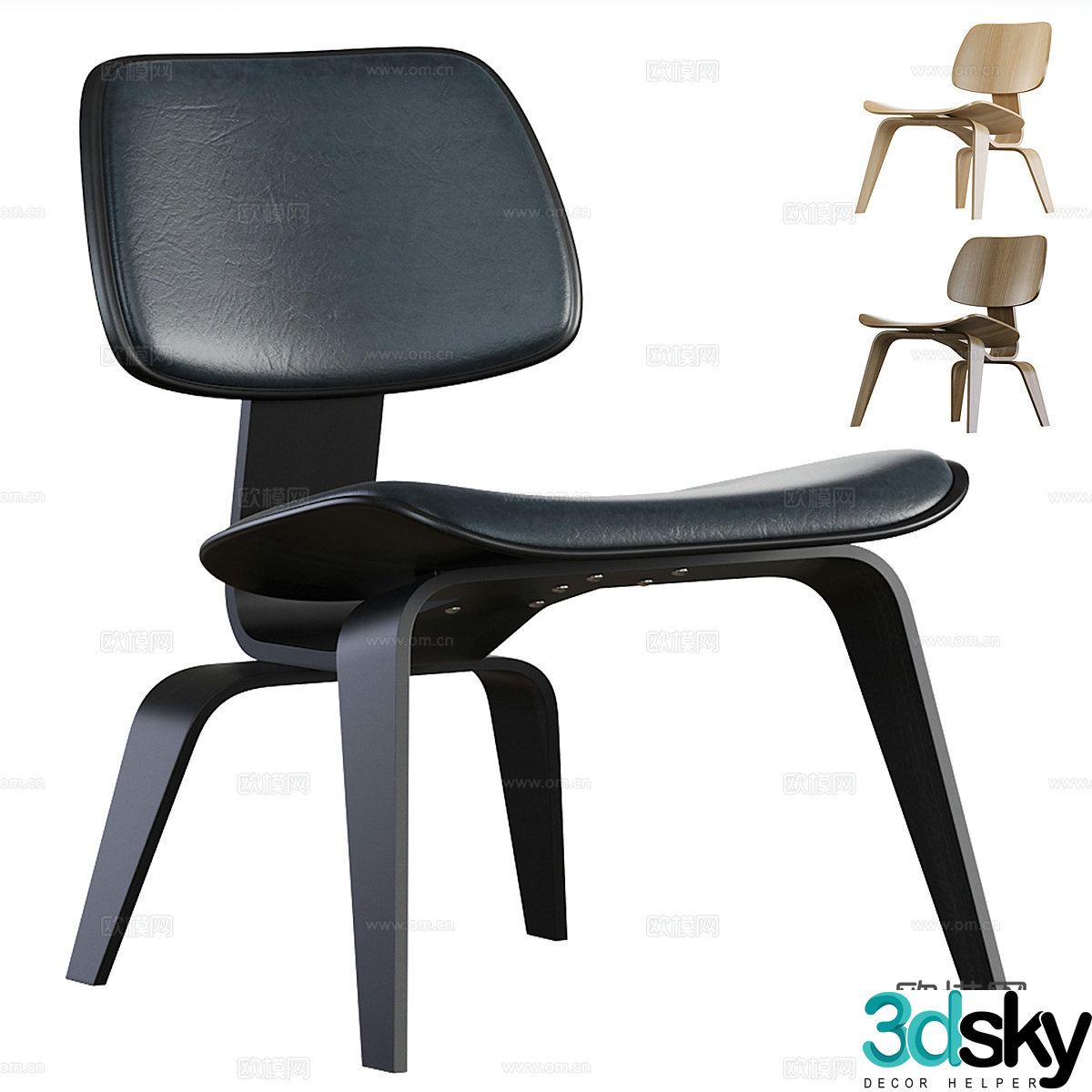 Single chair 3d model