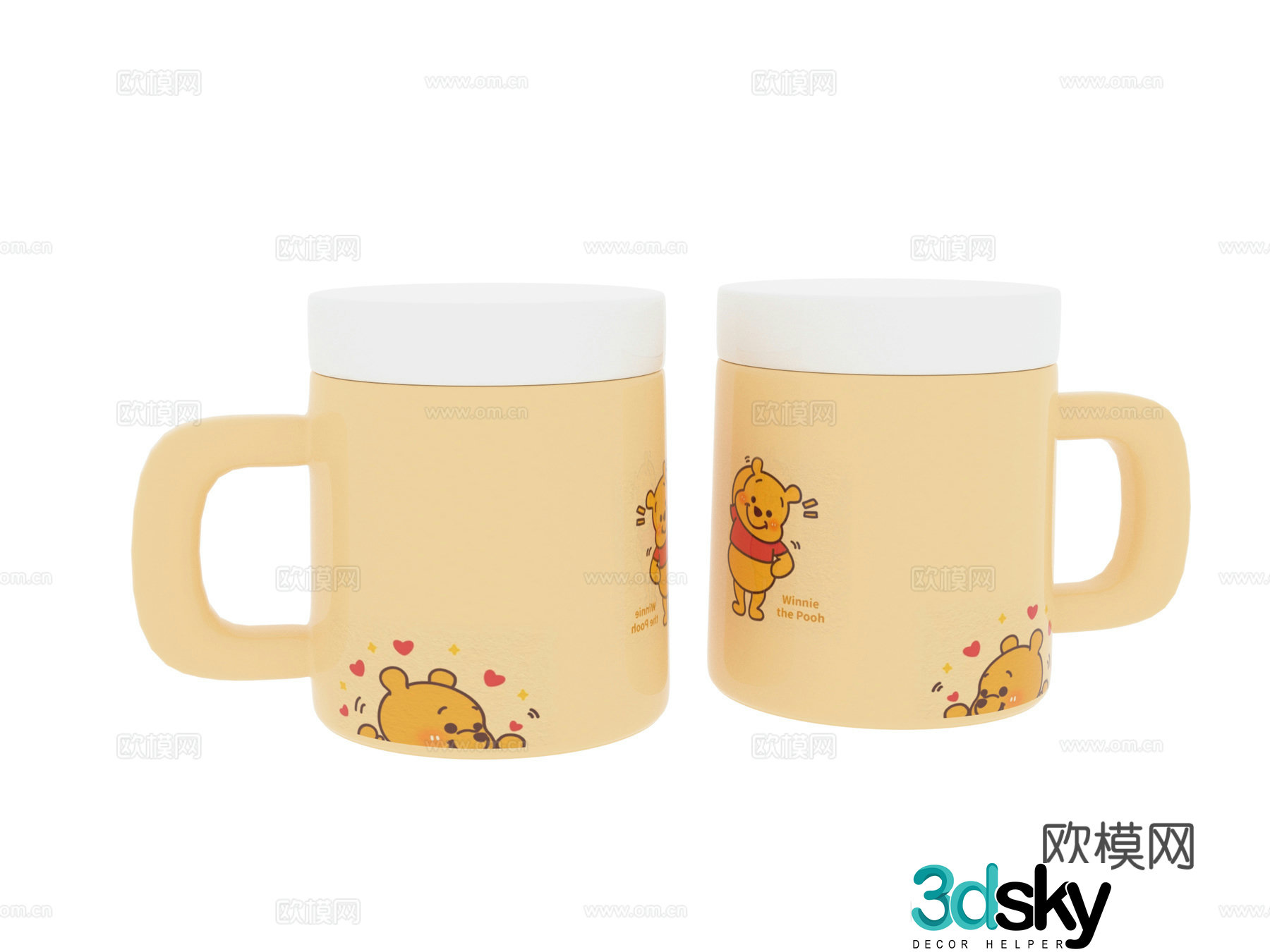 Daily necessities cup 3d model